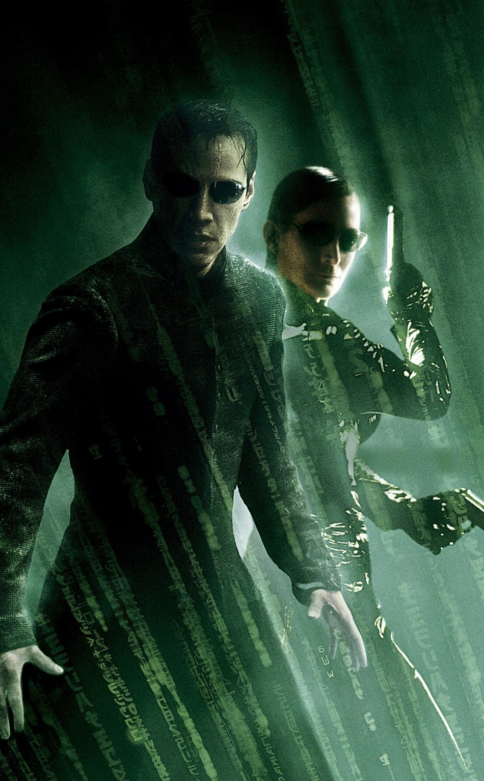 Download wallpaper 950x1534 matrix