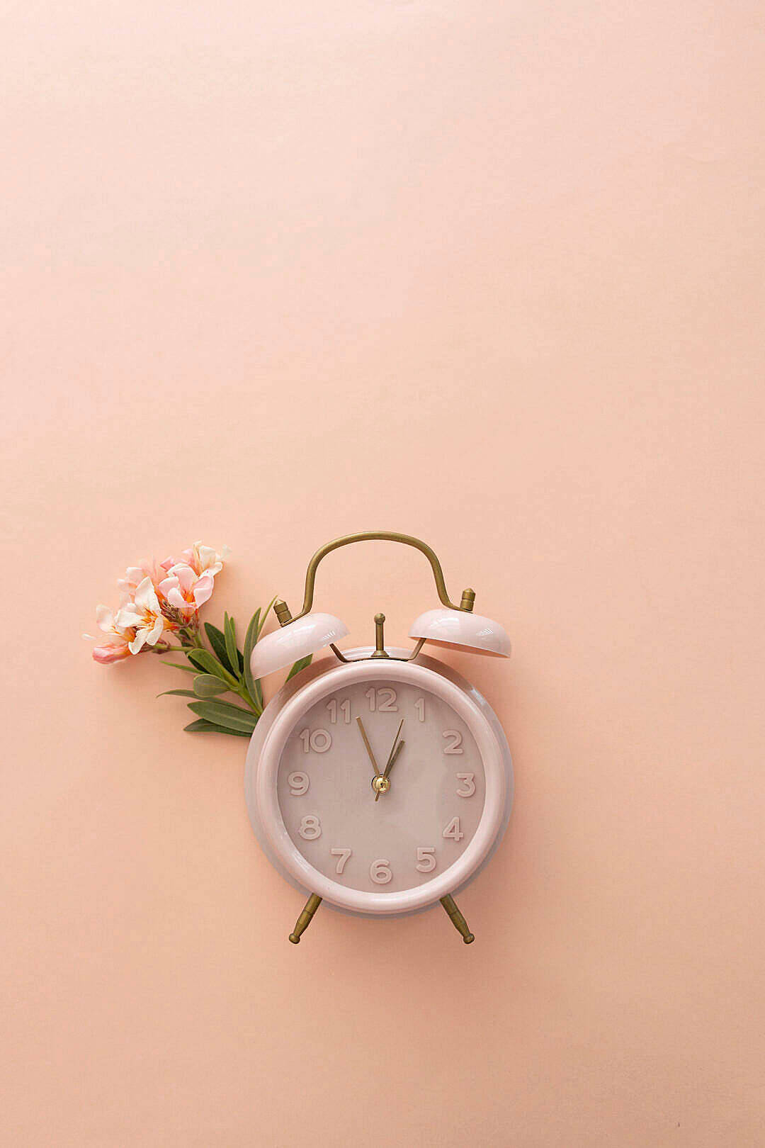 Download Pastel Phone Clock Wallpaper