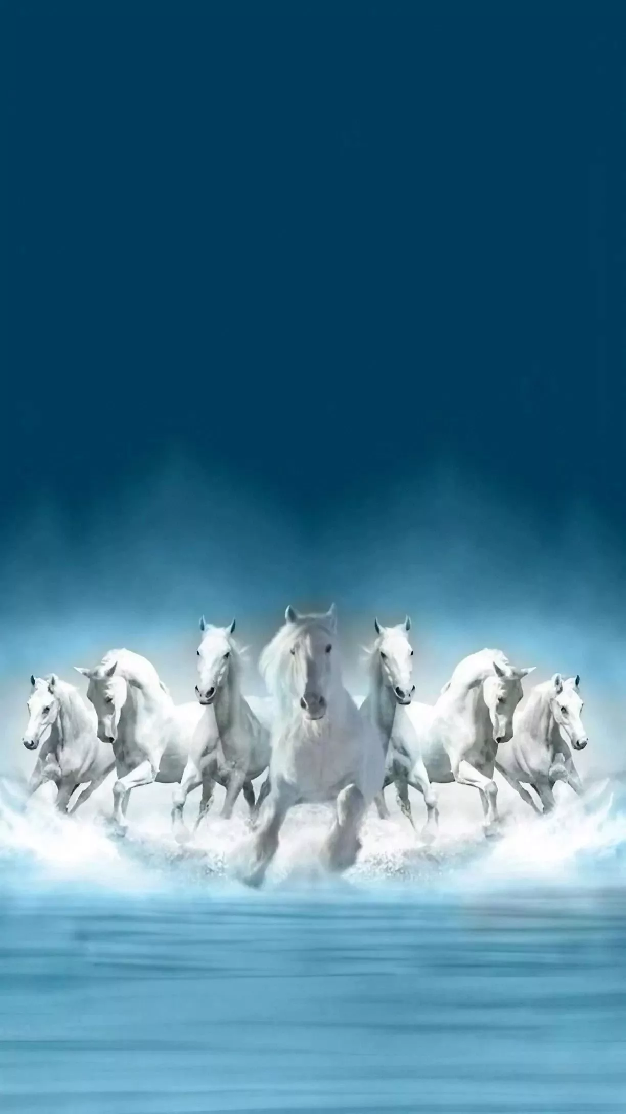Seven horses Wallpaper Download