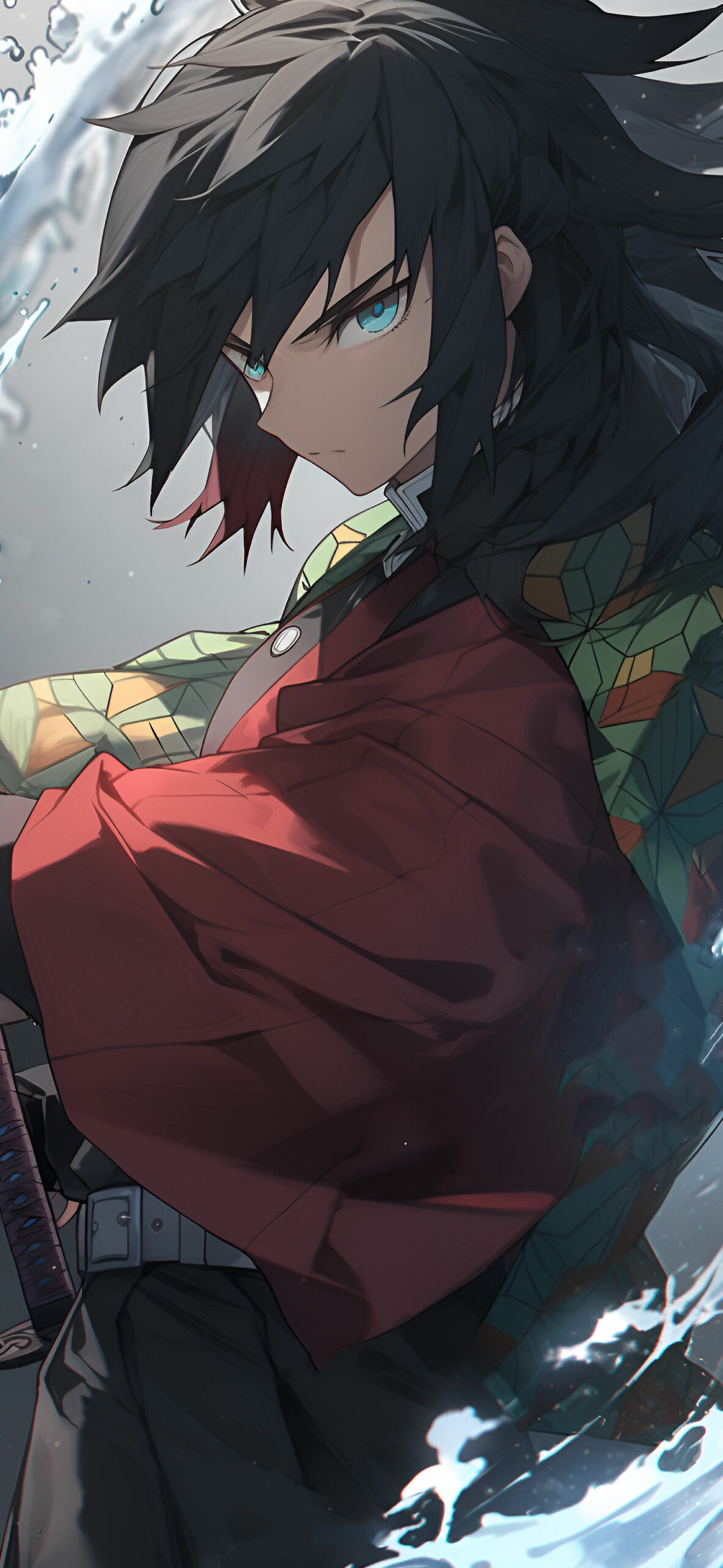 Demon Slayer Giyu Tomioka Free Wallpaper HD Wallpaper