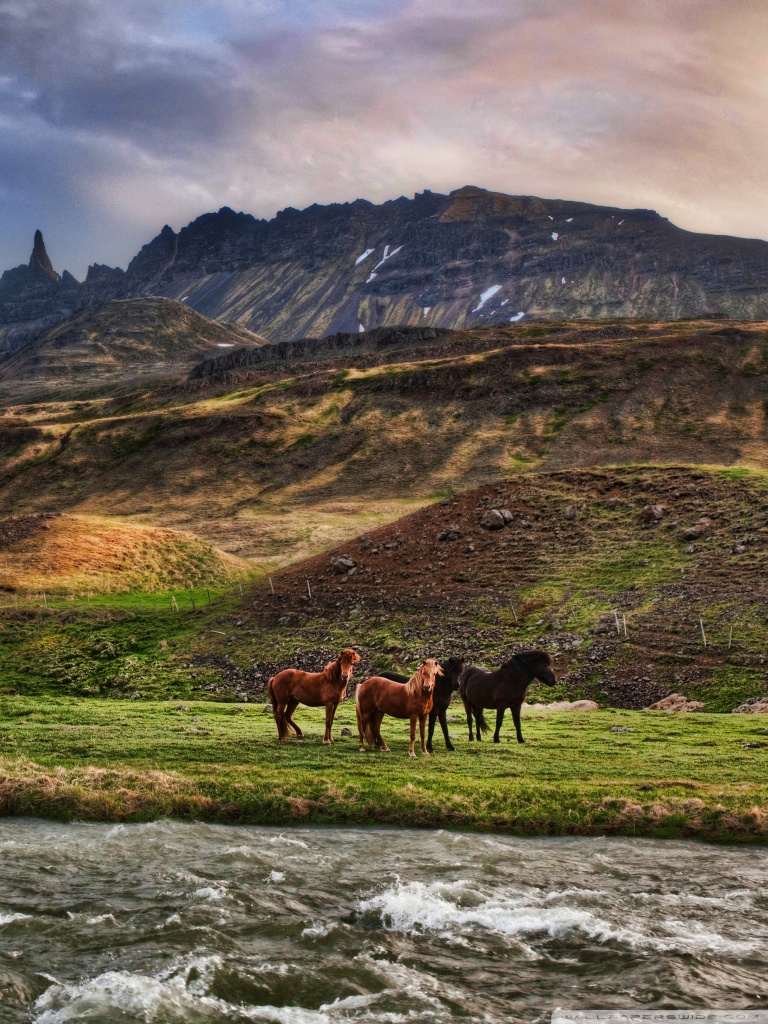 Landscape In Iceland Ultra HD Desktop Background Wallpaper for 4K UHD TV, Multi Display, Dual Monitor, Tablet