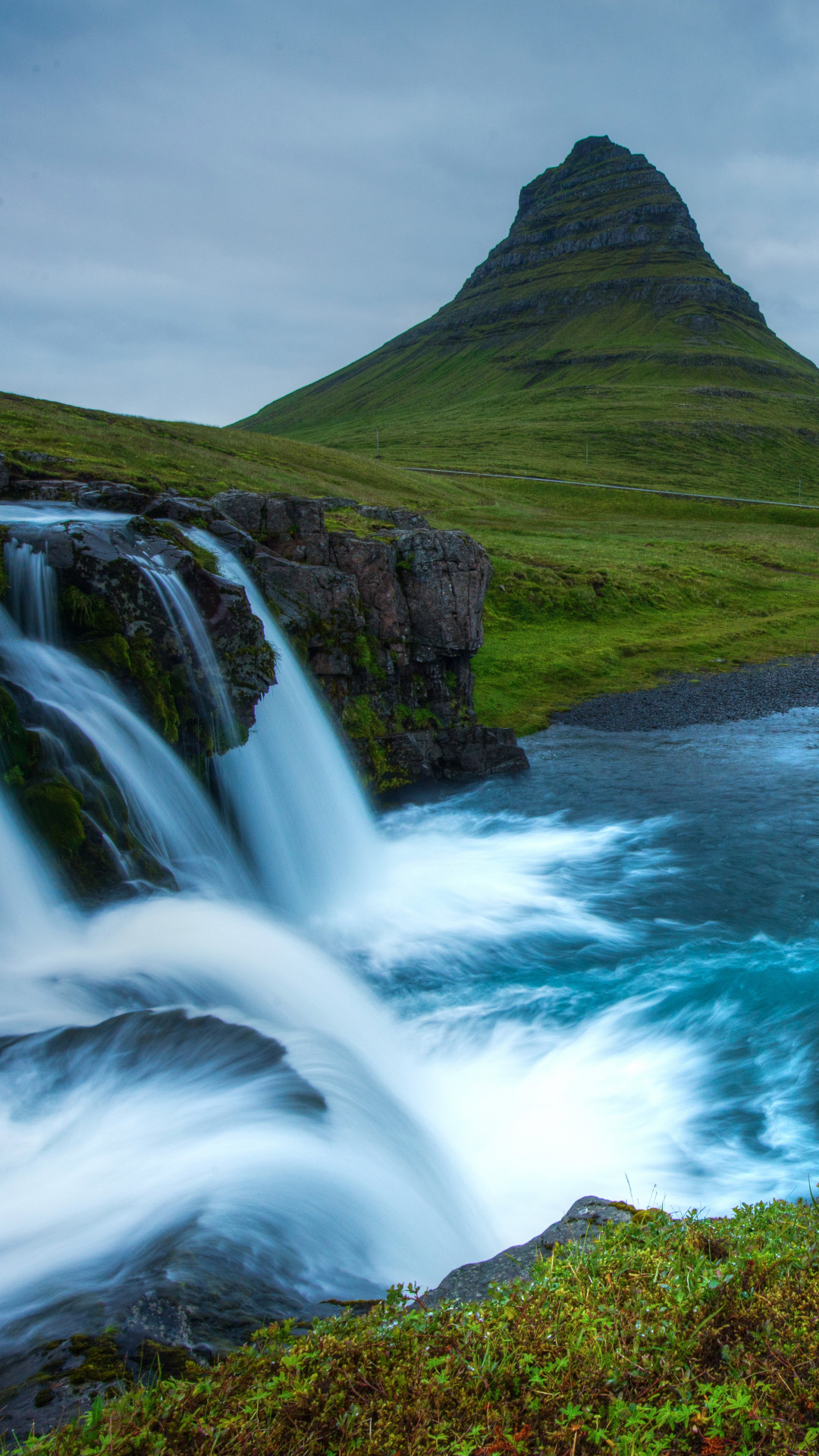 Wallpaper Snæfellsnes, 5k, 4k wallpaper, Iceland, waterfall, hills, river, , Nature