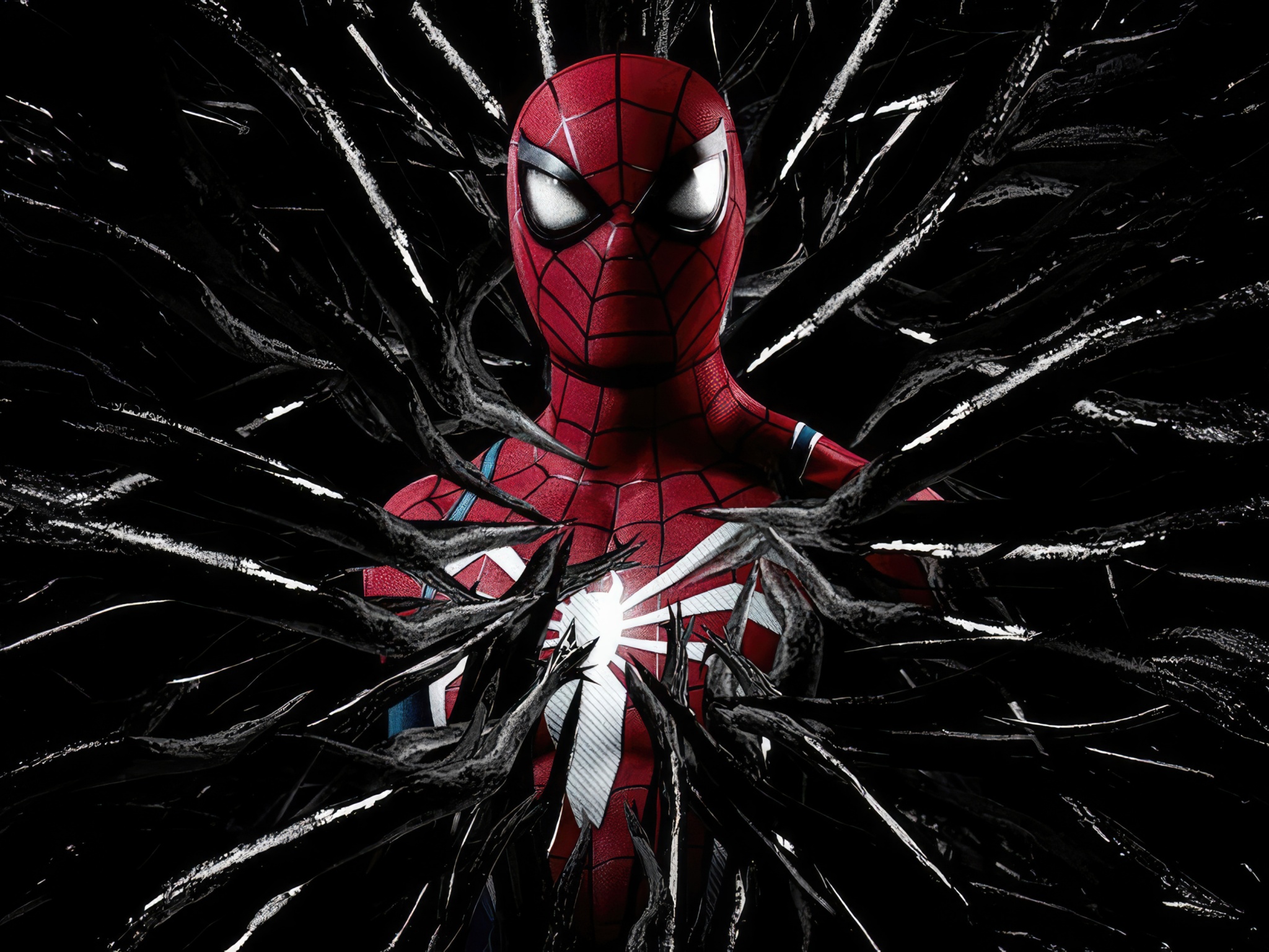 Venom In Insomniac's Spider Man 2 Game 4K Wallpaper