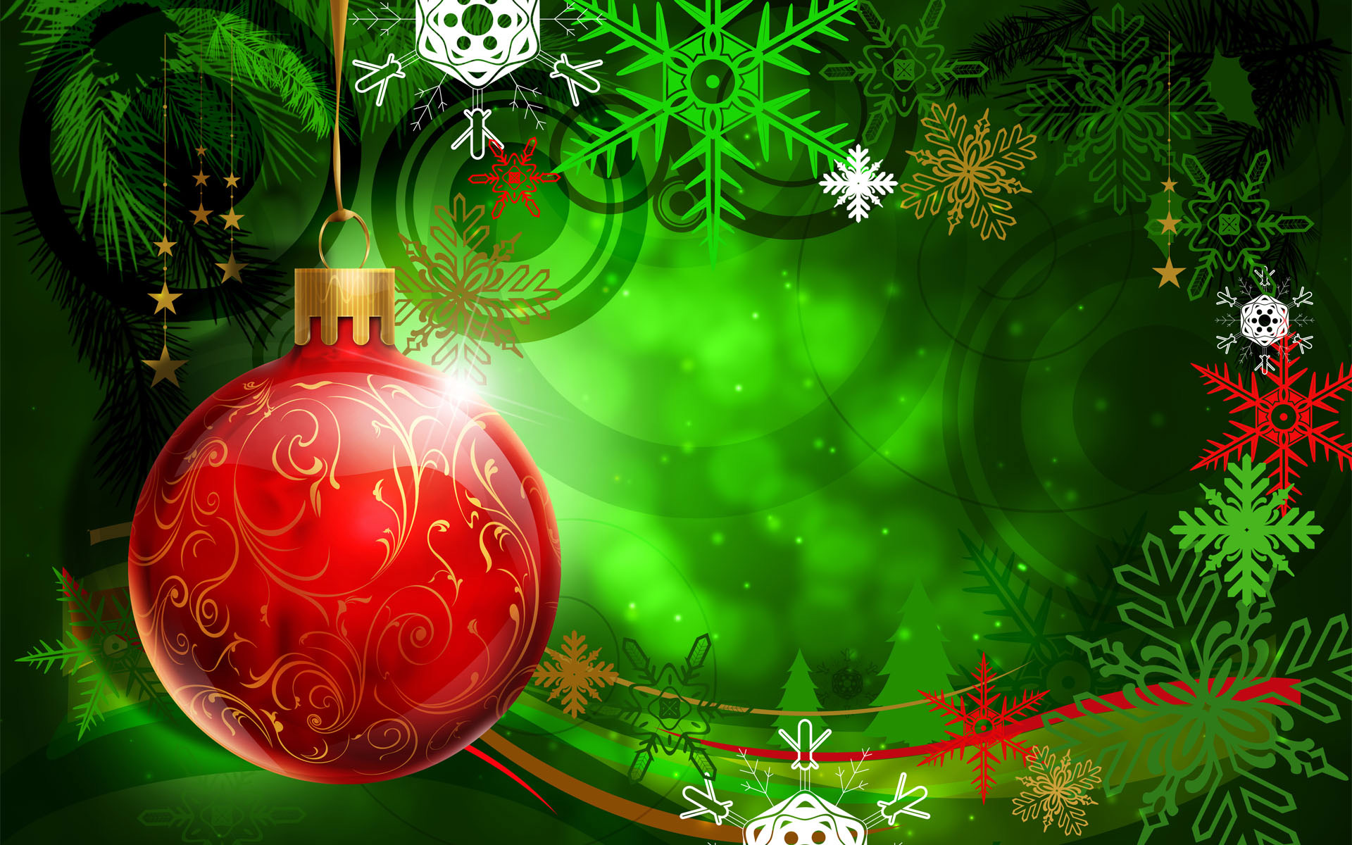 Red Christmas Ball On Green​ Quality Free Image And Transparent PNG Clipart