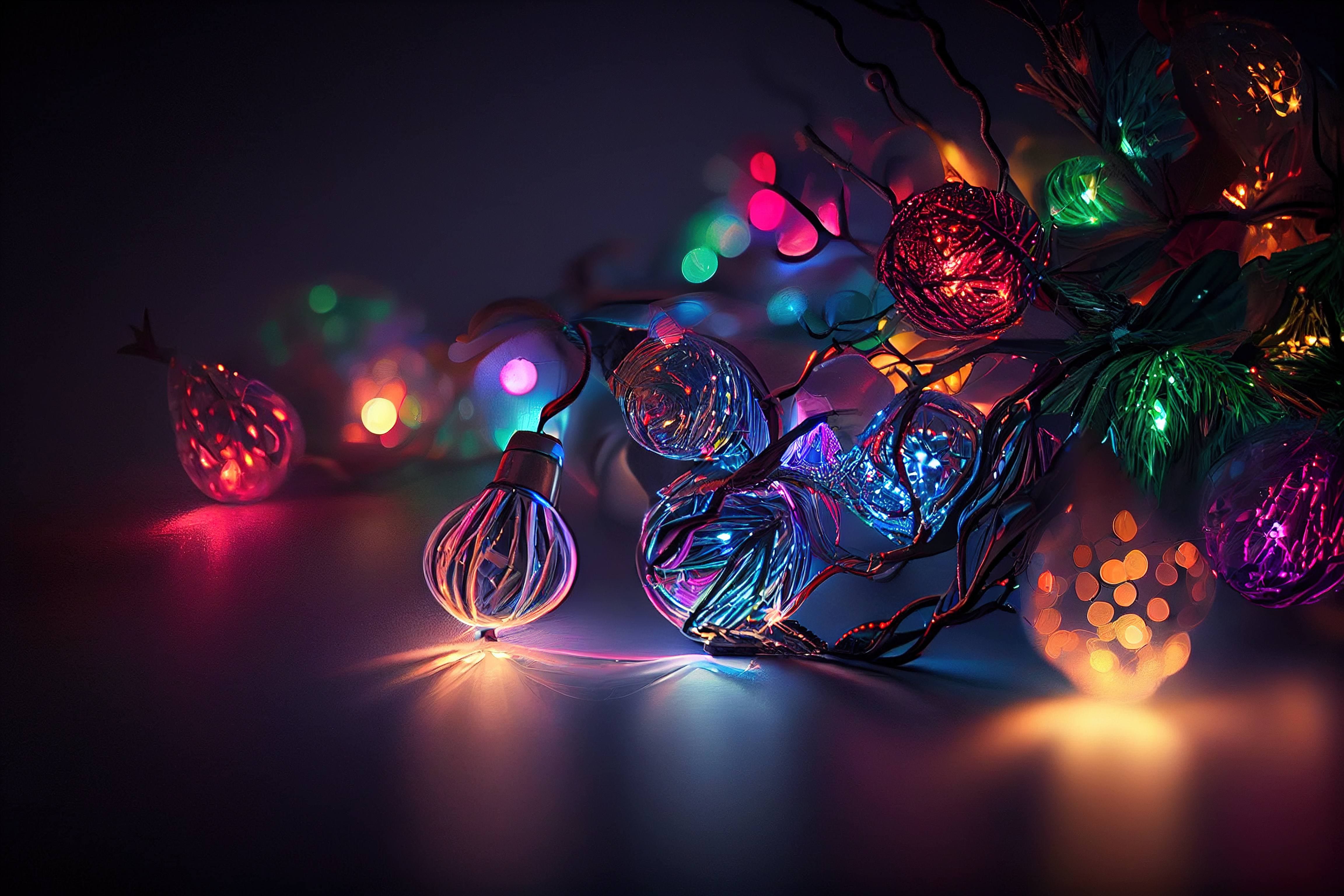 Free AI art image of festive decorations