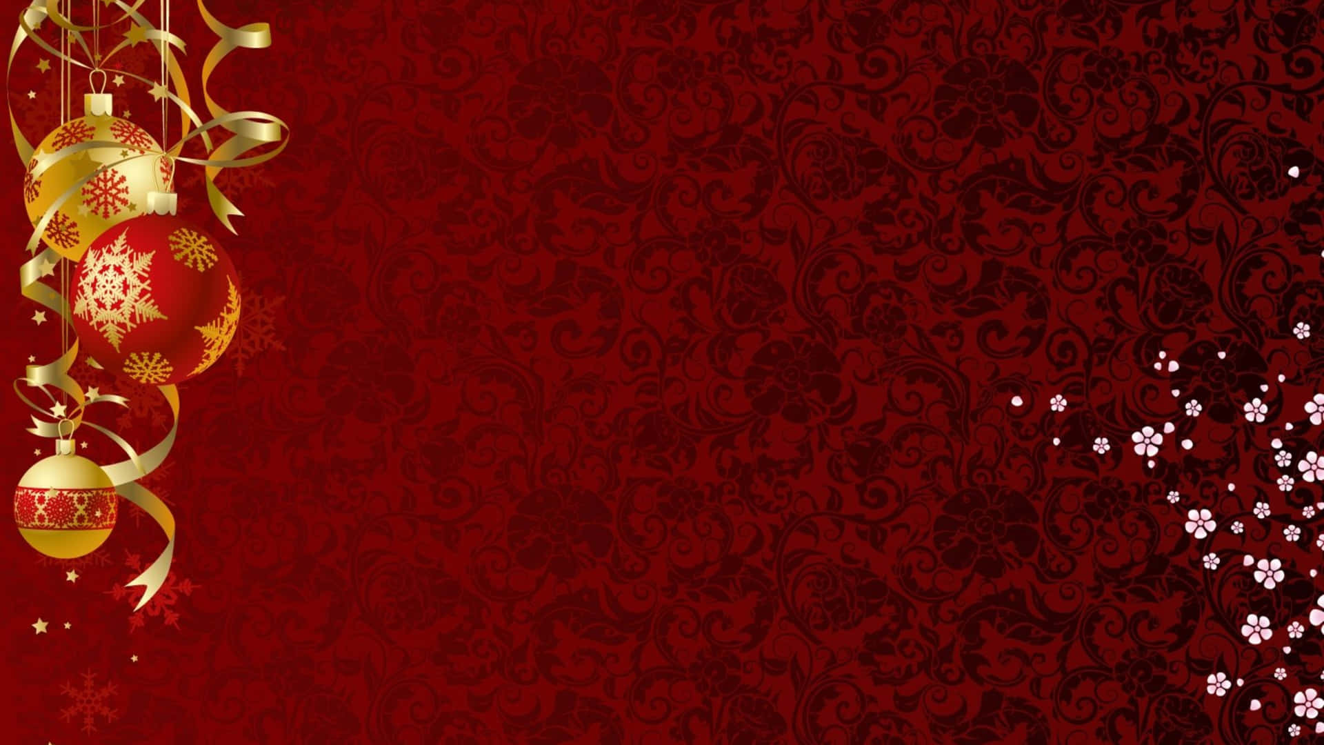 Download Celebrate Christmas in Style with this Fantastic Red Background