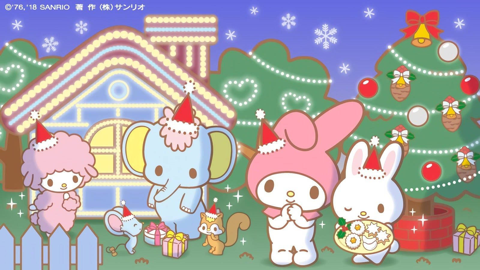 Download My Melody During Christmas Season PFP Wallpaper