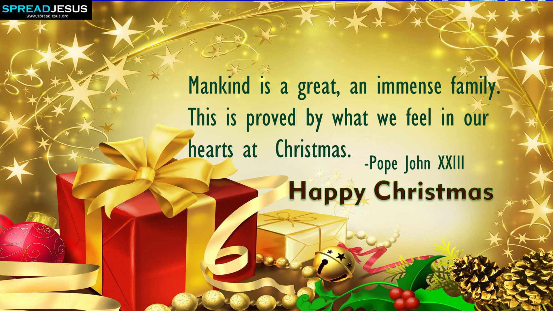 Download Christmas is a time of joyful sharing and giving. Wallpaper