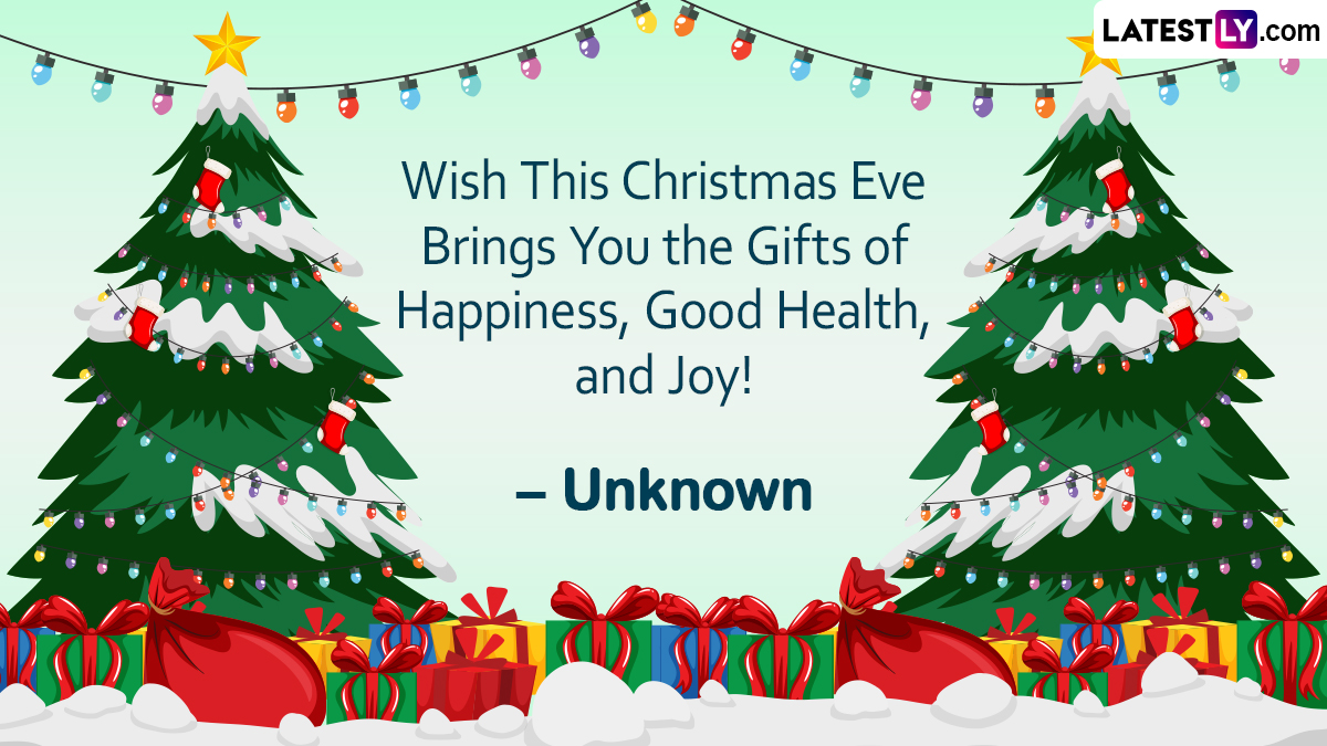 Christmas Eve 2022 Quotes & Xmas Image: WhatsApp Wishes, HD Wallpaper for Facebook & WhatsApp Status, SMS and Greetings To Share on 25 December