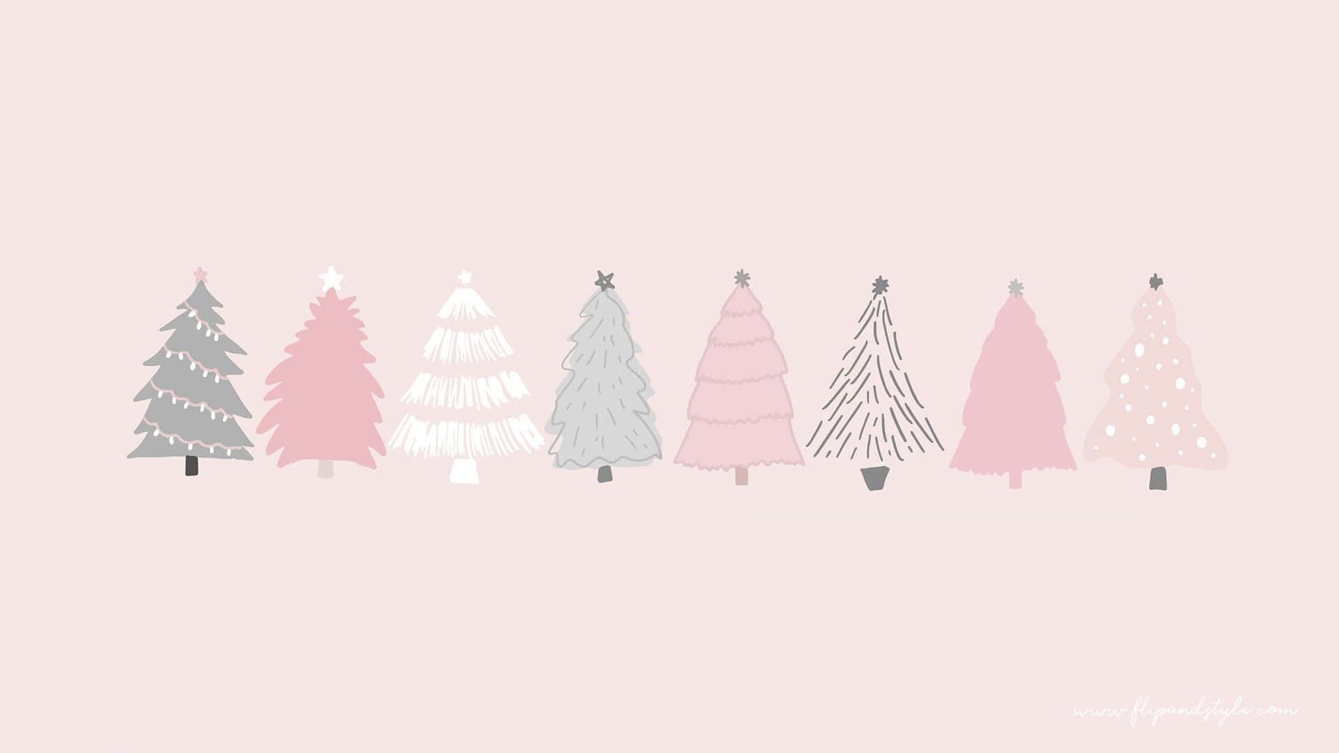 Download Celebrate this holiday season with a festive Mac Aesthetic Wallpaper
