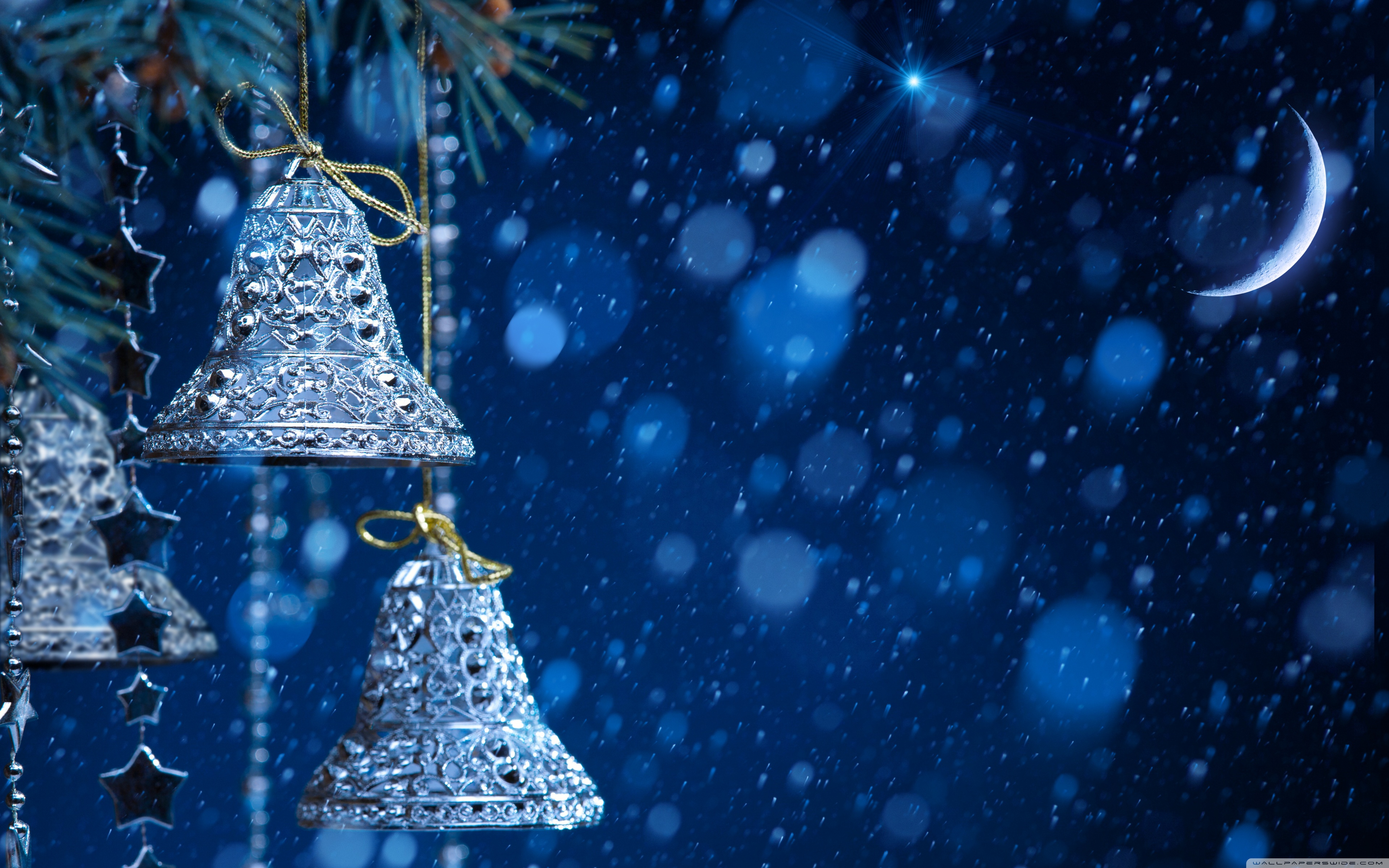 Christmas Bells Ultra HD Desktop Background Wallpaper for 4K UHD TV, Widescreen & UltraWide Desktop & Laptop, Tablet