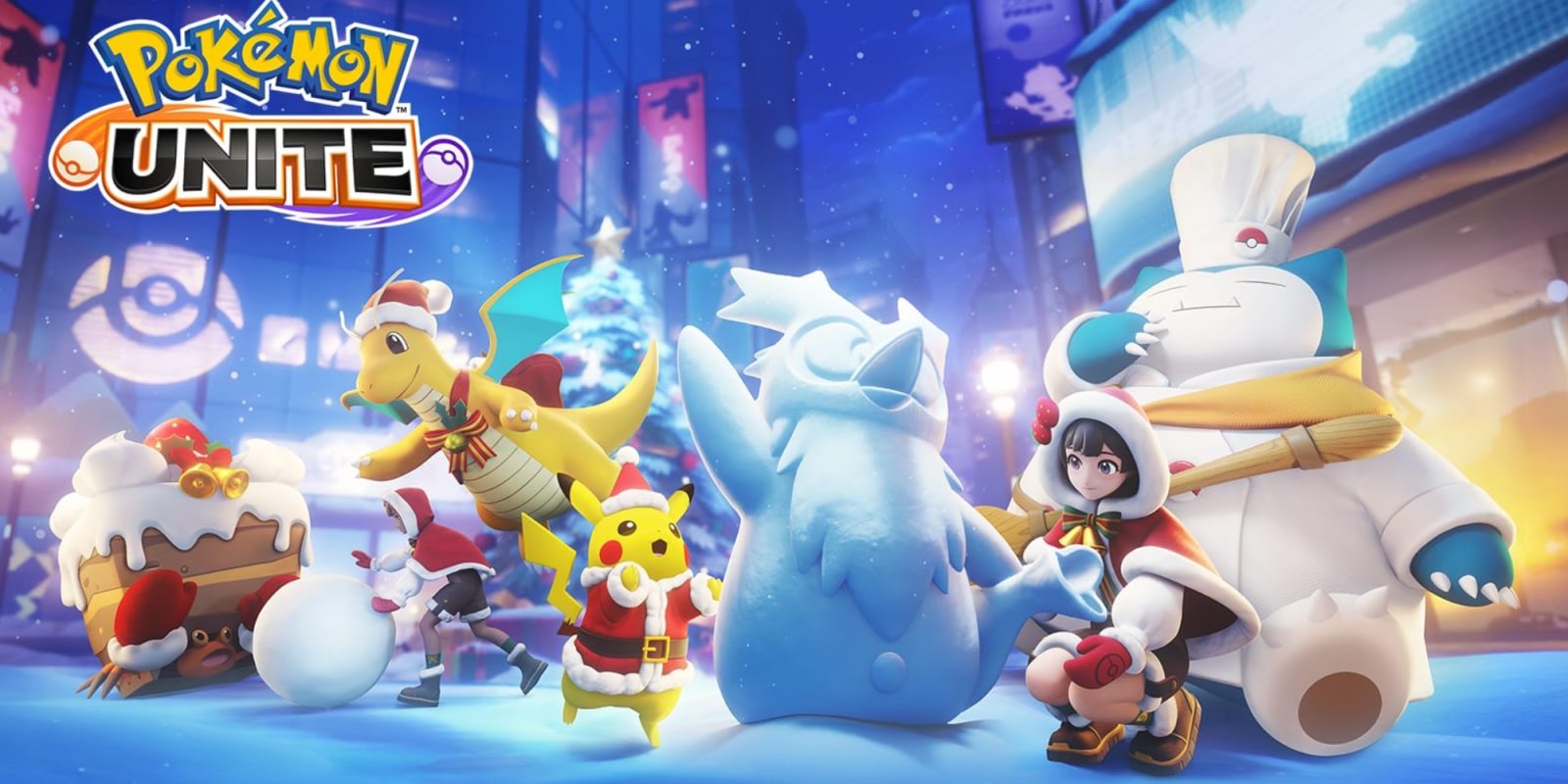 Pokémon UNITE announces holiday event; adds Dragonite, more outfits, new gameplay