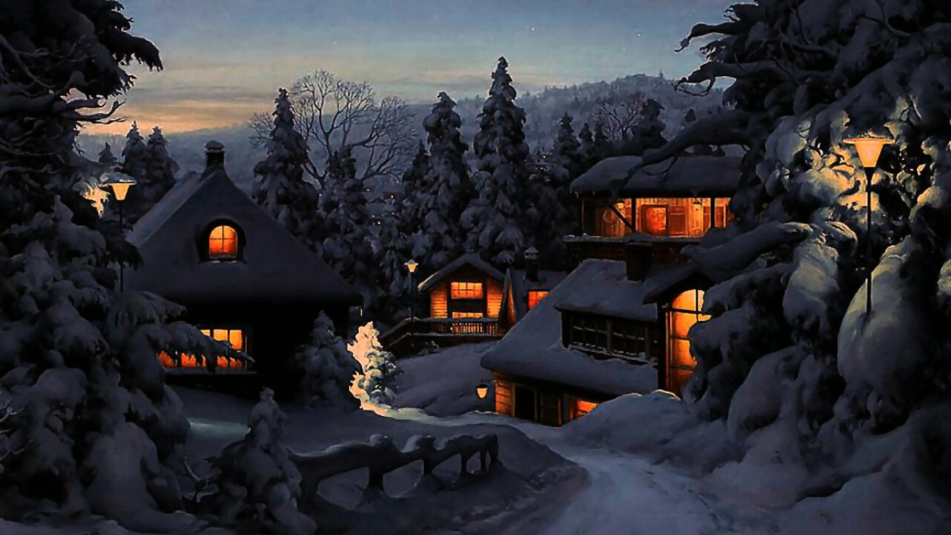 HD desktop wallpaper: Winter, Artistic download free picture