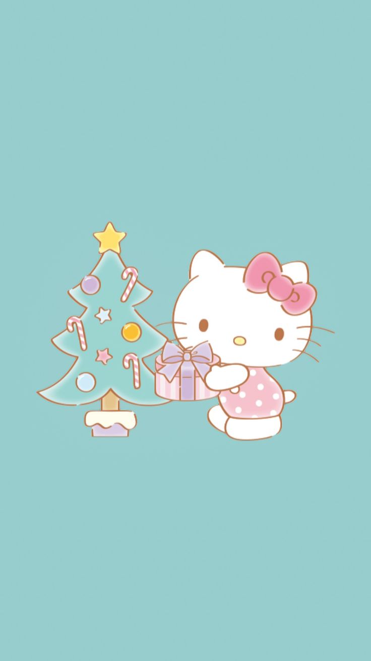 Hello Kitty BG. Hello kitty christmas, Hello kitty wallpaper, Hello kitty