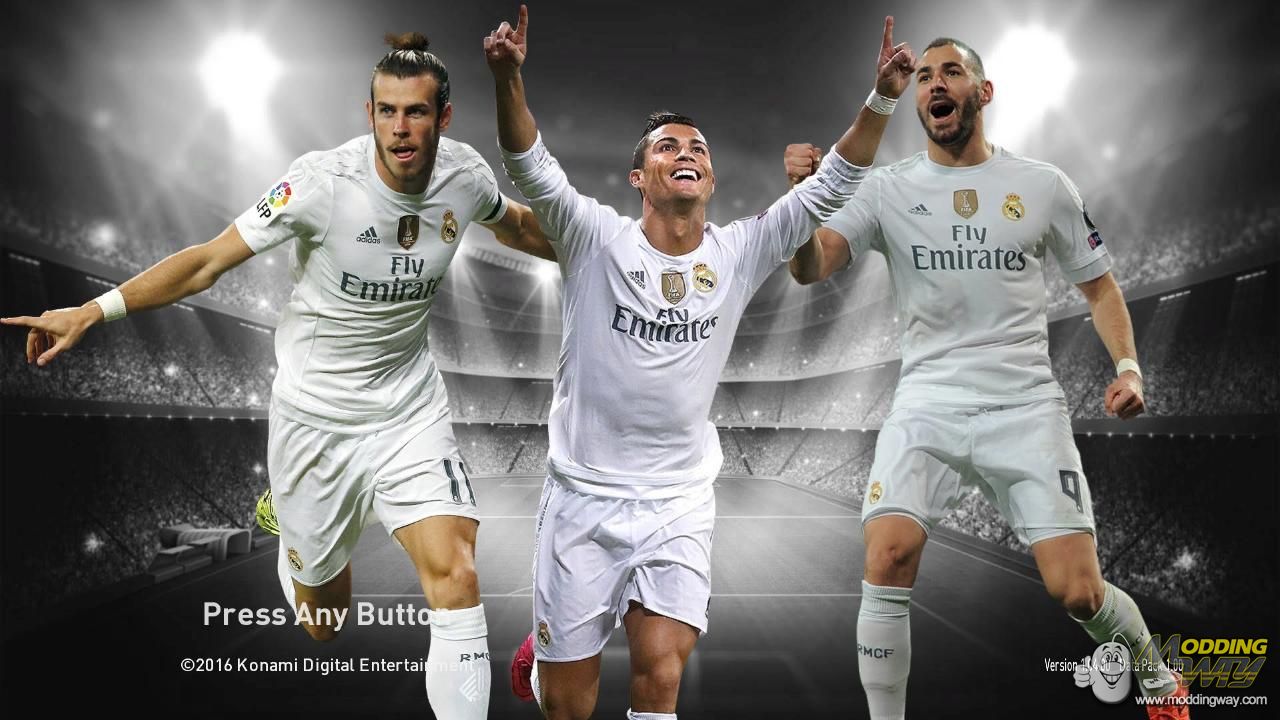 Bale Benzema Cristiano Ronaldo (BBC) startscreen Evolution Soccer 2017