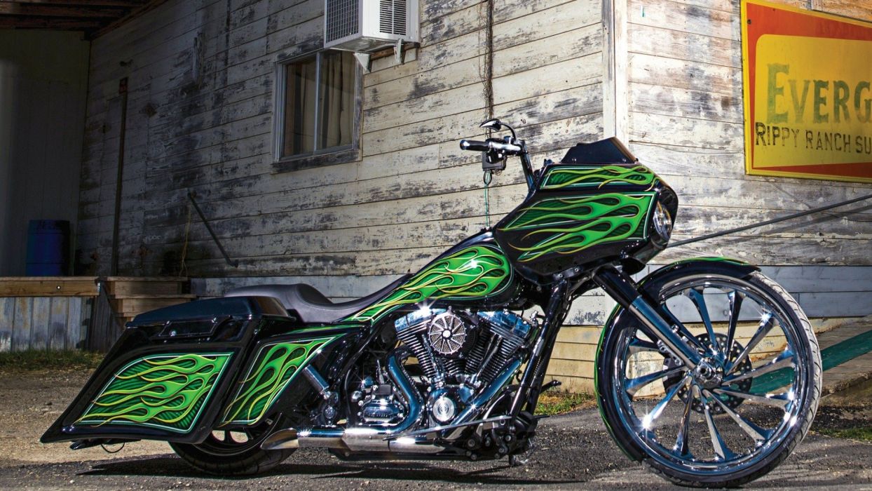 Custom Harley Davidson Road Glide Wallpaperx1080