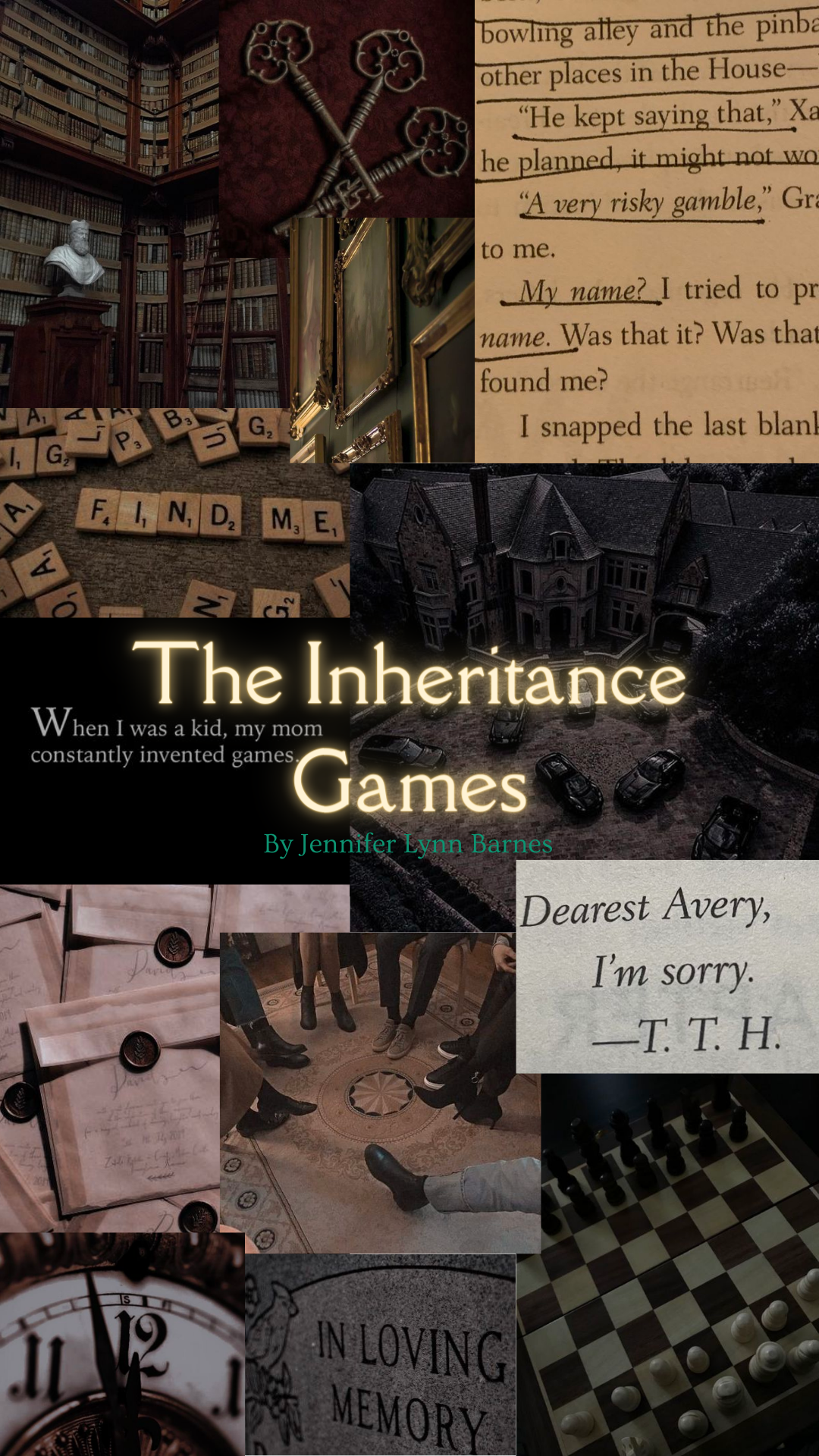 The Inheritance Games Wallpaper. Inheritance, Book show, Inheritance trilogy