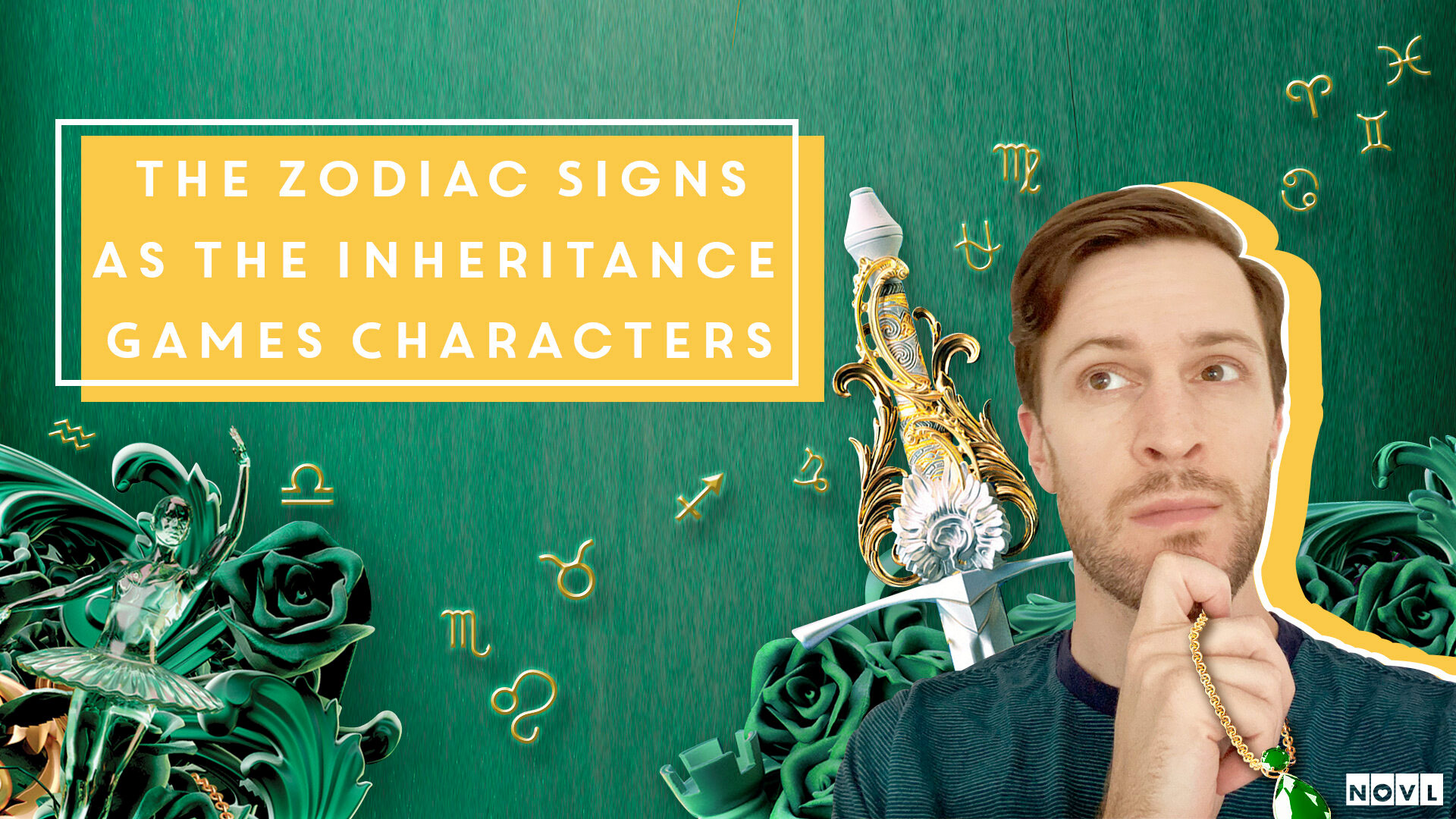 The Zodiac Signs as The Inheritance Games Characters