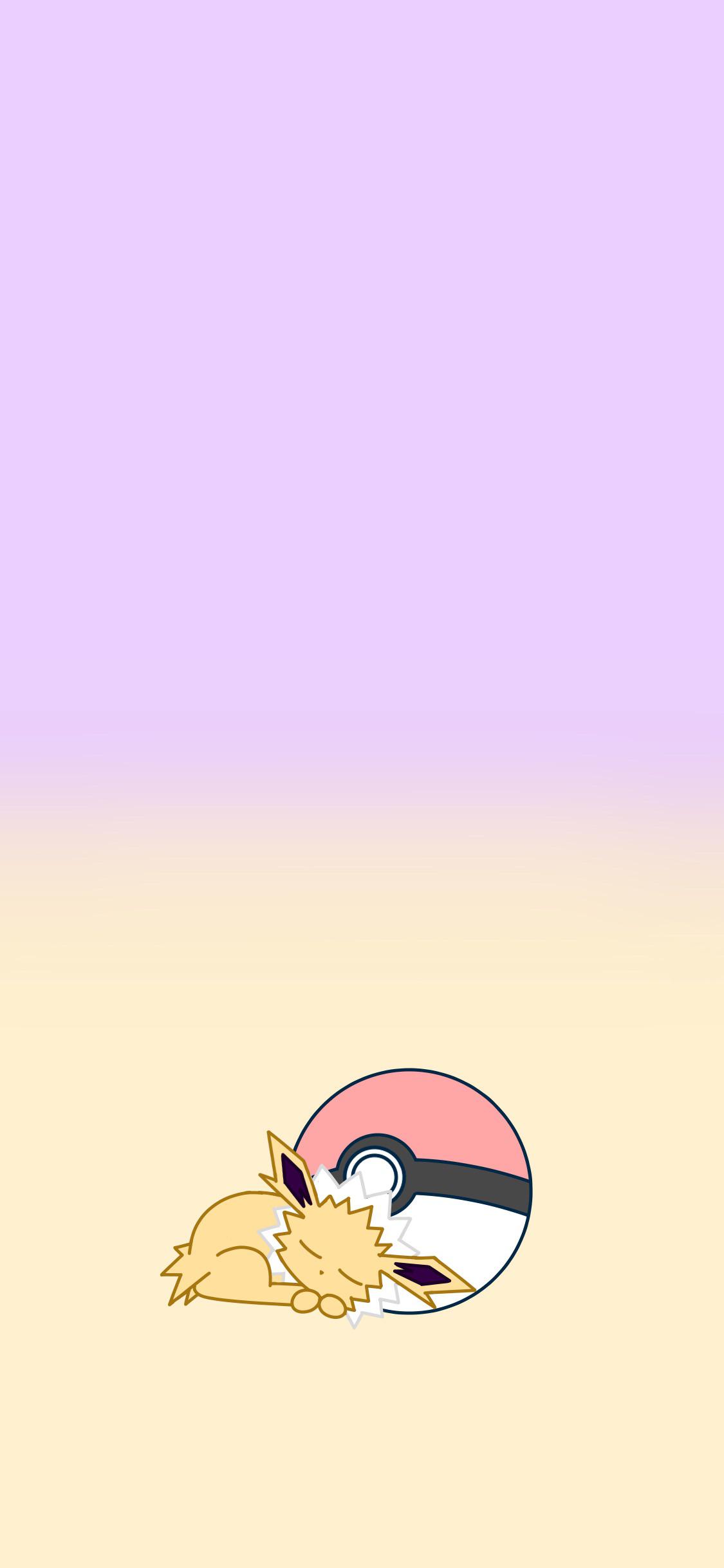 Have some sleeping eeveelution wallpaper (umbreon, sylveon, and jolteon)