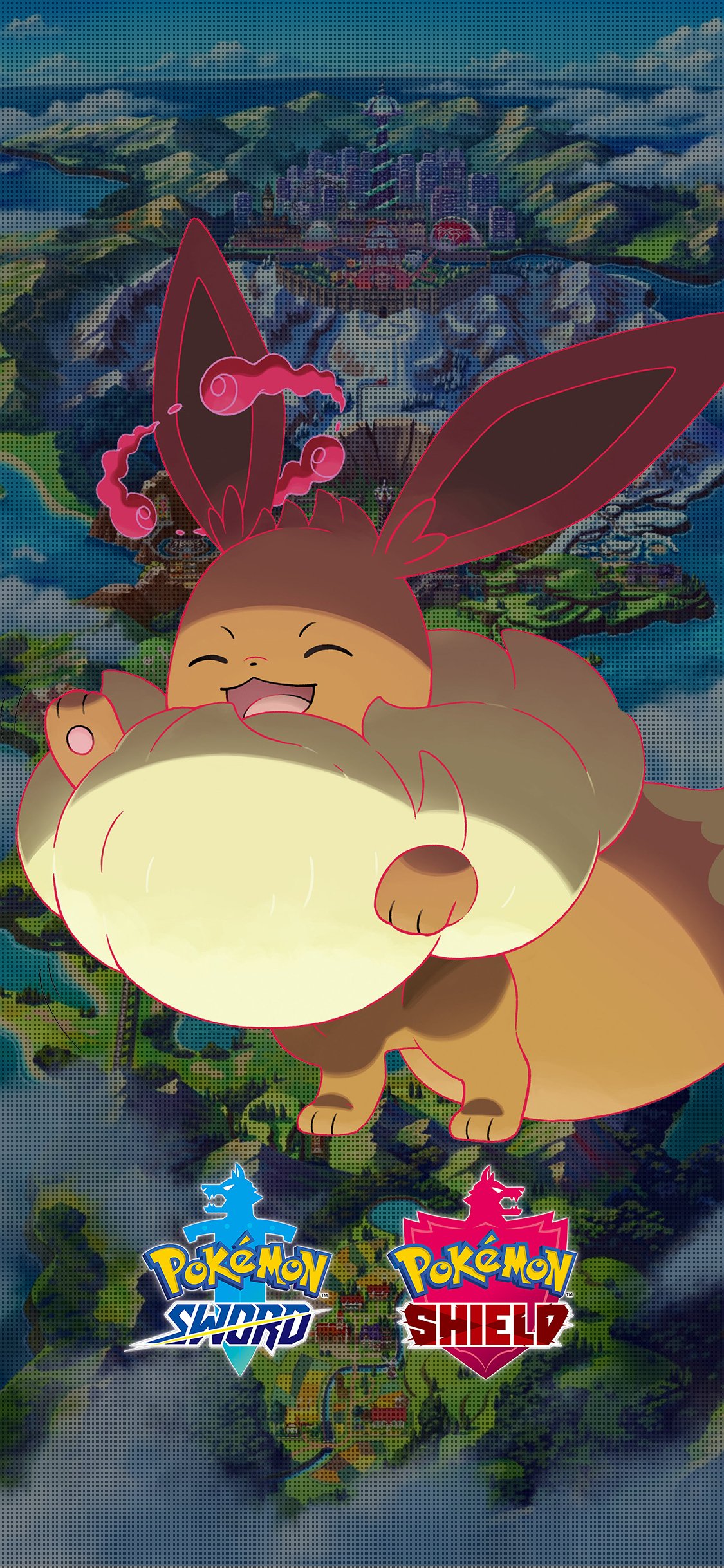 Pokemon Sword and Shield Gigantamax Eevee Wallpaper with Monocle
