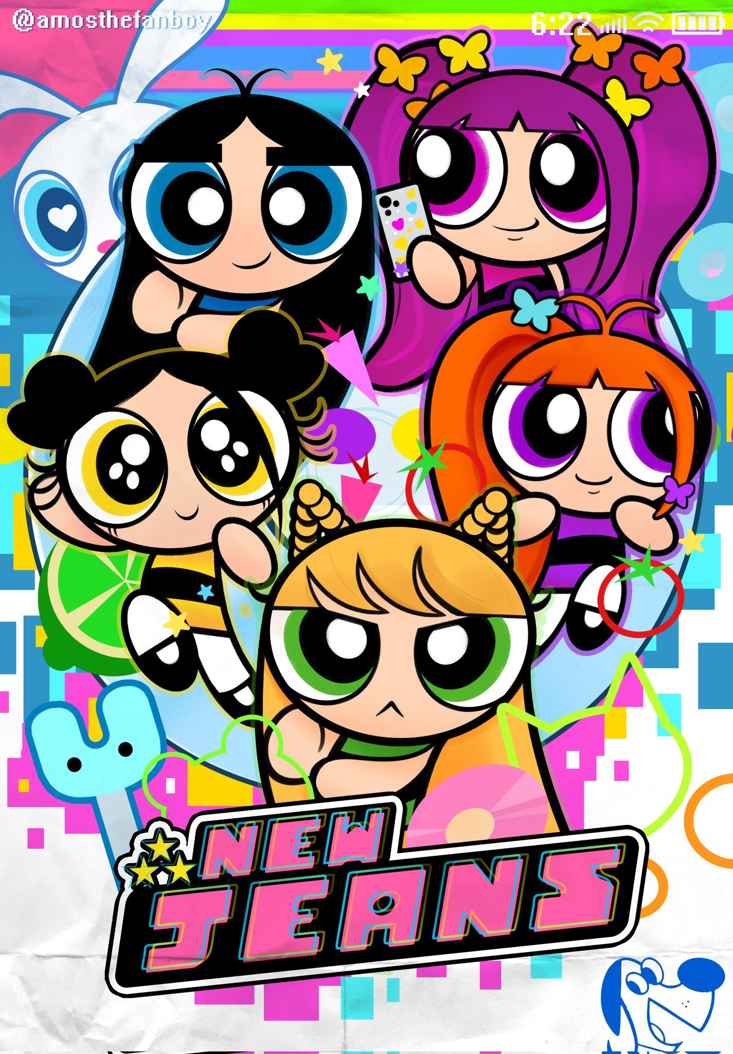 Grab Free Newjeans Powerpuff Girls Desktop Wallpaper