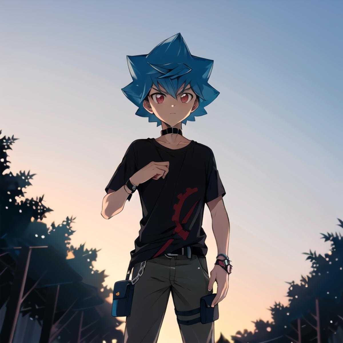 Luke Tatsuhisa Kamijo. Yu Gi Oh! SEVENS.0. Stable Diffusion LoRA