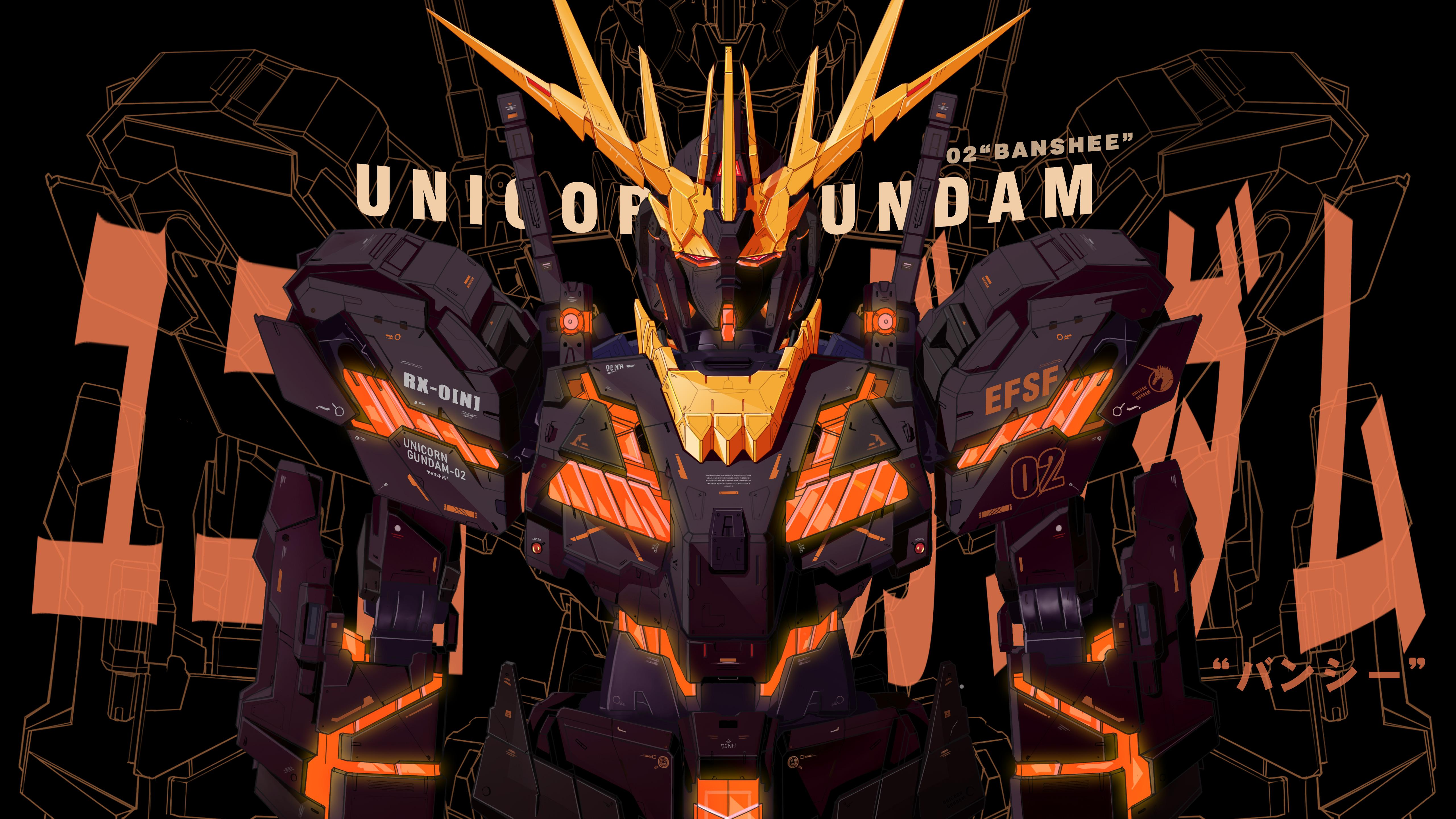 Games posters, video games, Mobile Suit Gundam, Japanese, Banshee Nornx2880 Wallpaper