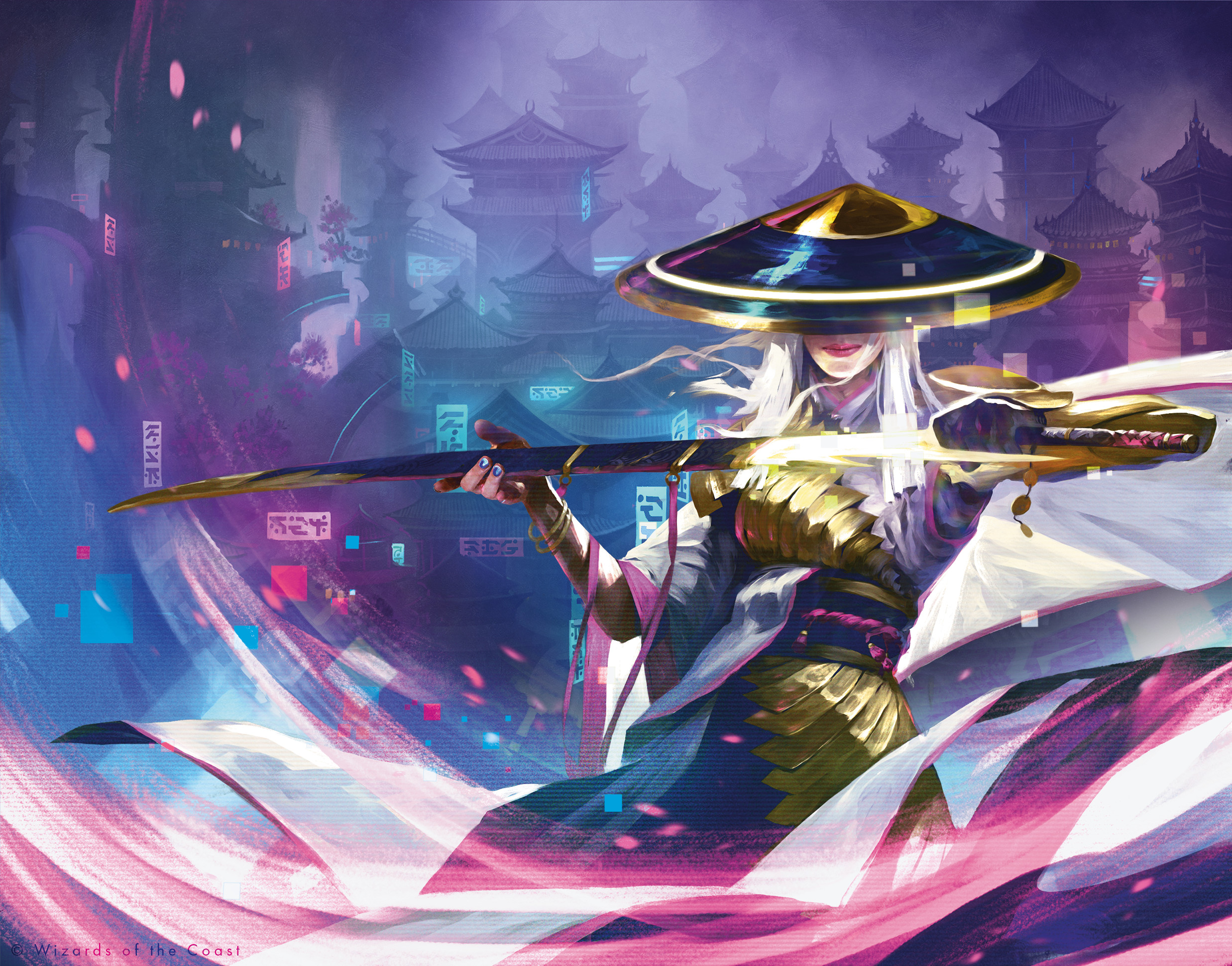 Kamigawa Dynasty art: 'Wandering Emperor' by Dominik Mayer & Bryan Sola