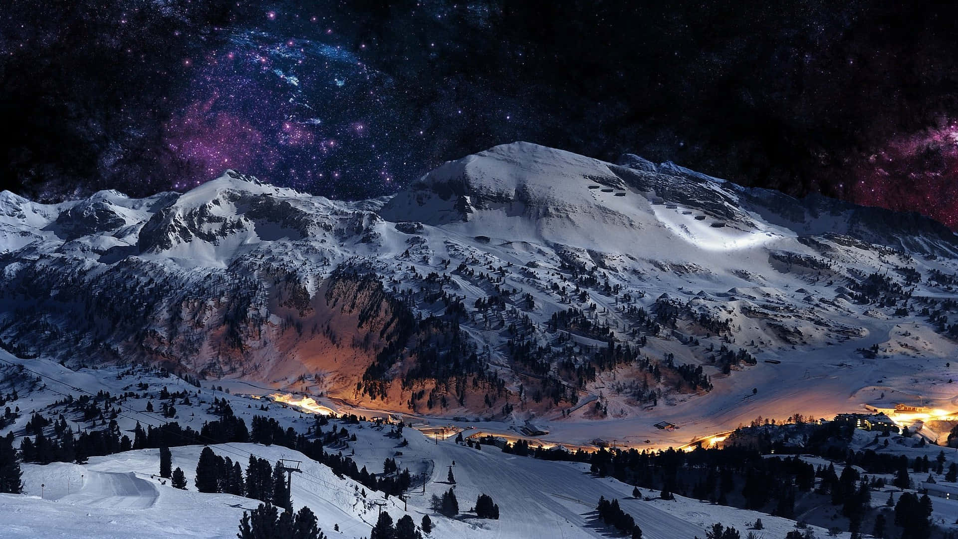 Download Soar the slopes of Ski Mountain! Wallpaper