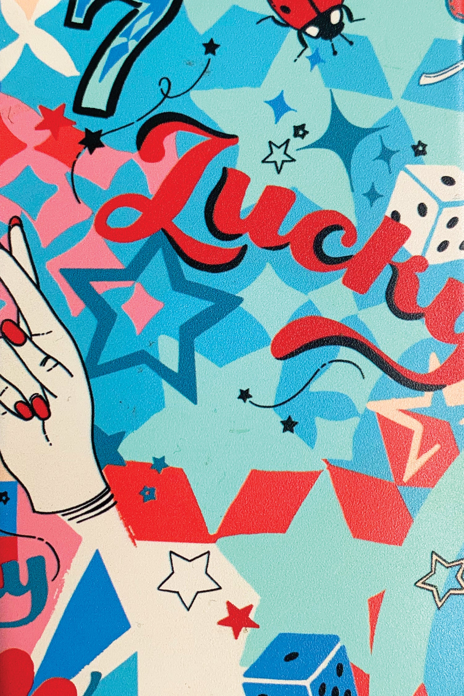 Lucky 7 Print IPhone Case