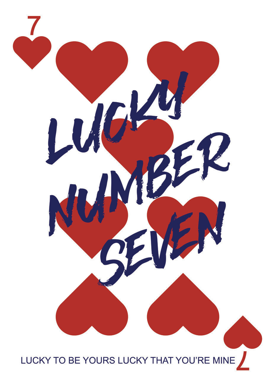 Lucky Number Seven Wall Mural