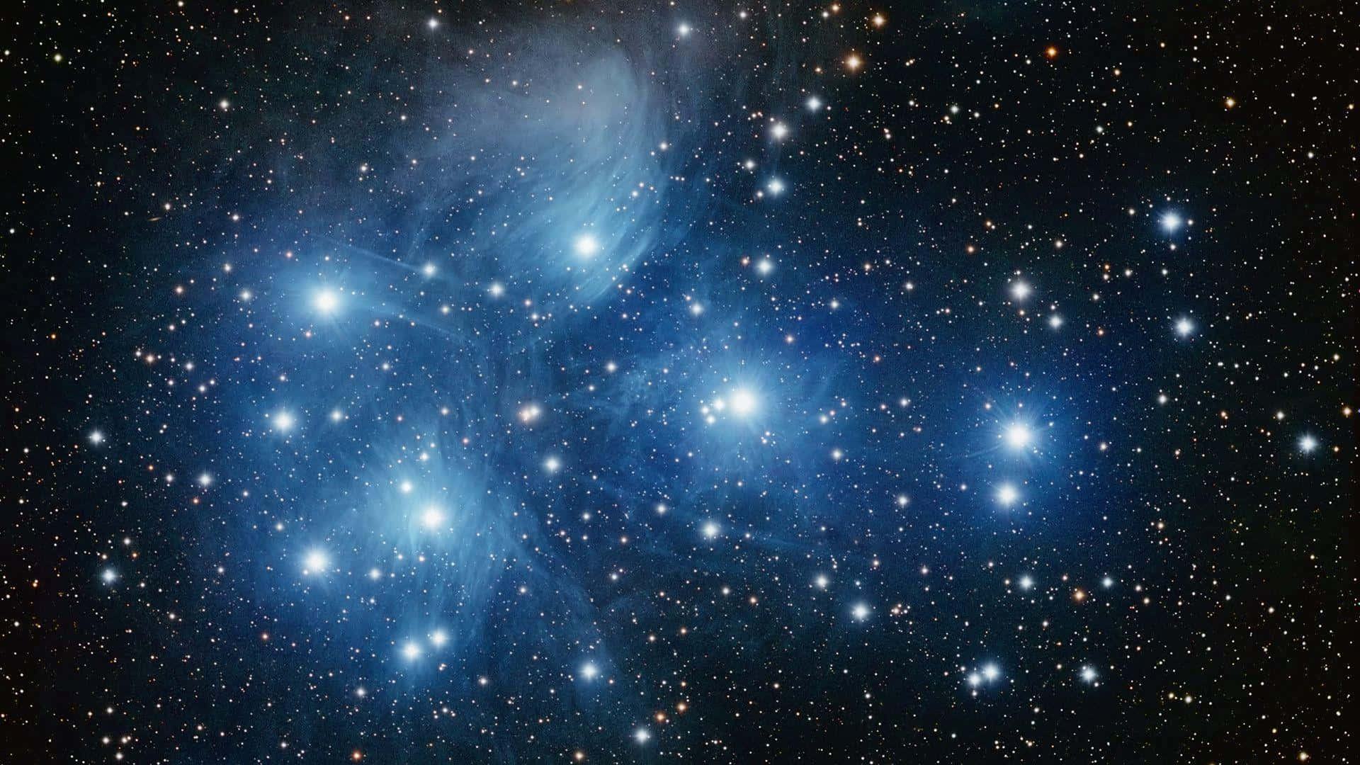 Download Caption: Stunning Star Cluster in Deep Space Wallpaper