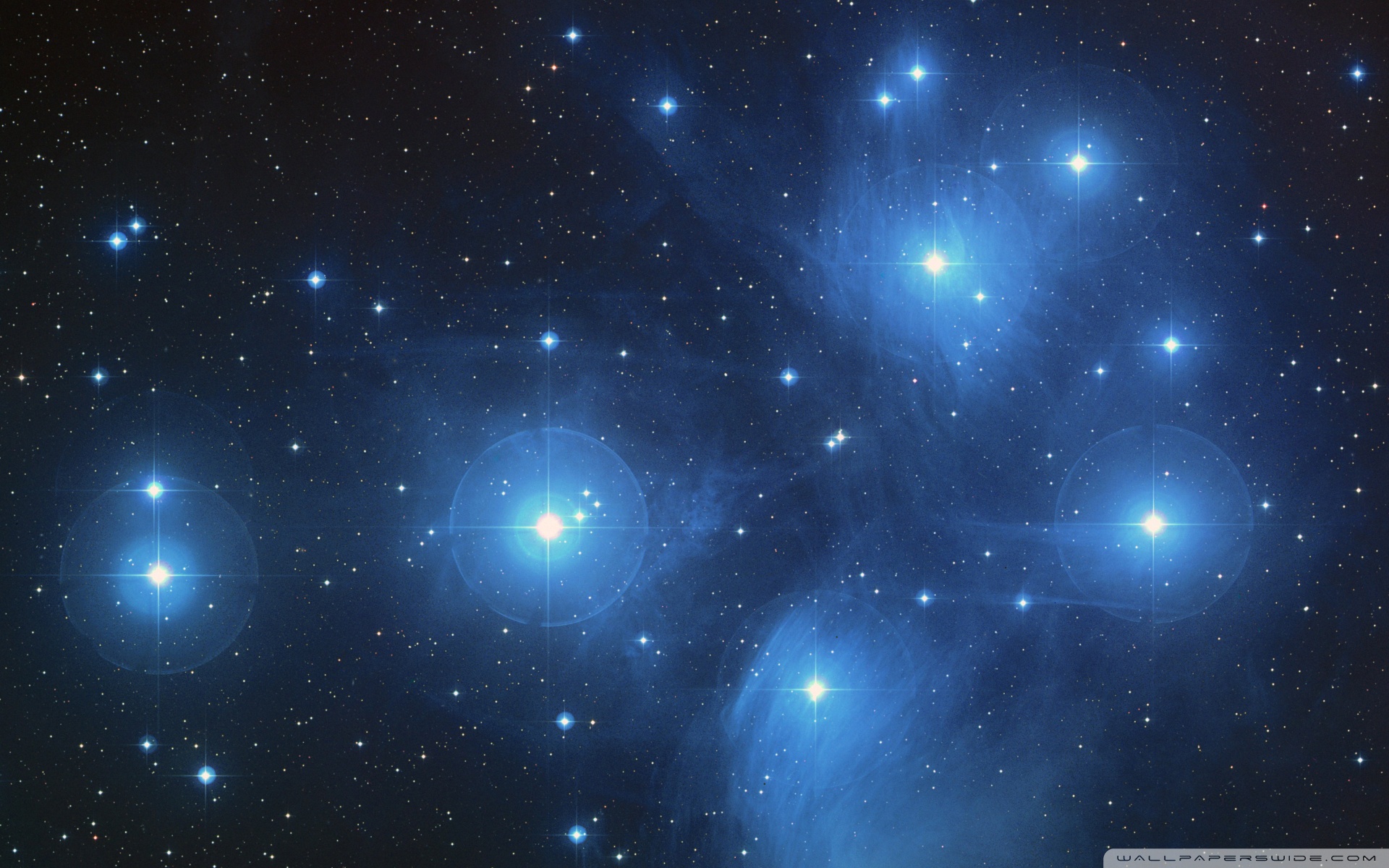 Pleiades Star Cluster Ultra HD Desktop Background Wallpaper for 4K UHD TV, Multi Display, Dual Monitor