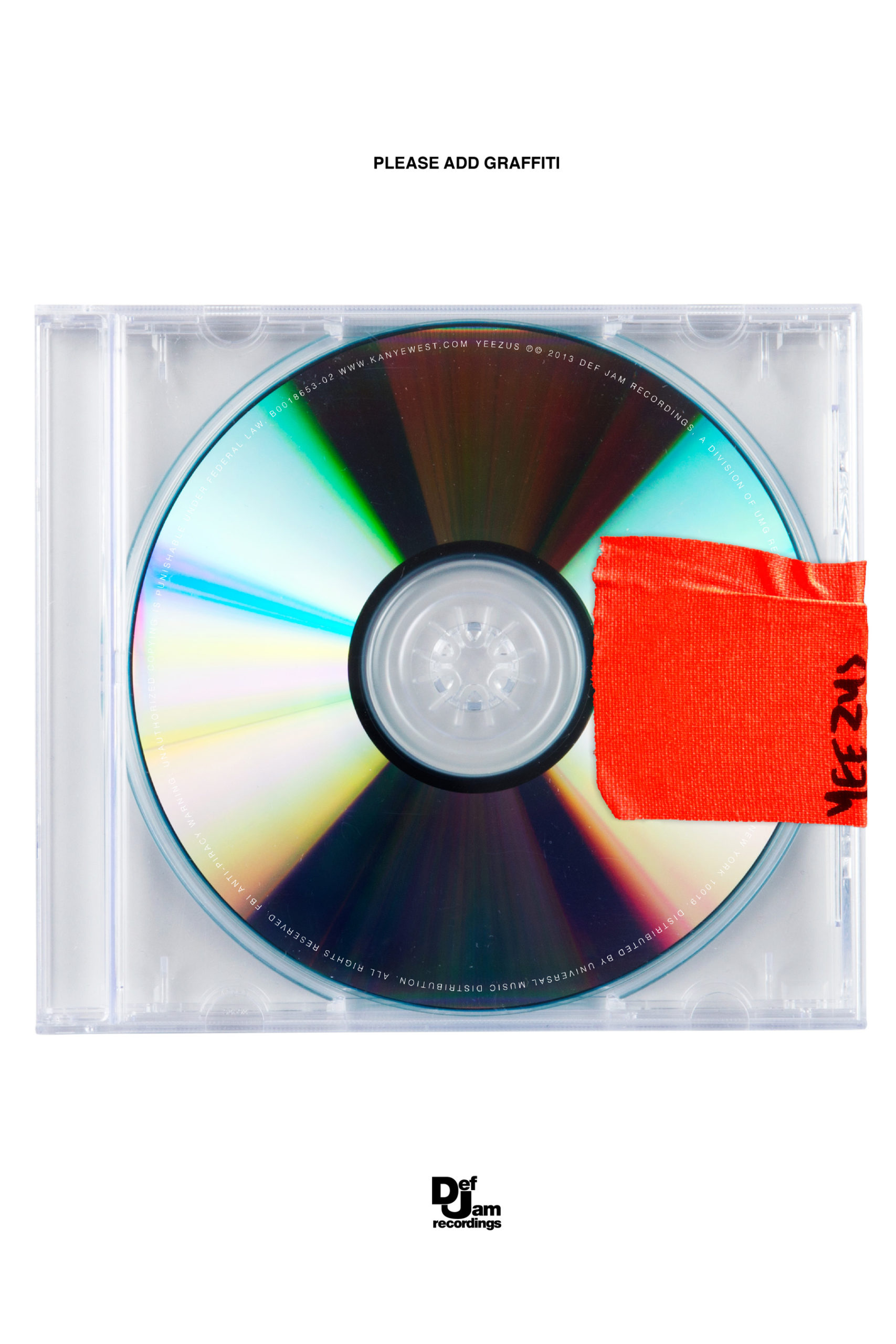 Kanye West reveals cover art for 'Yeezus'
