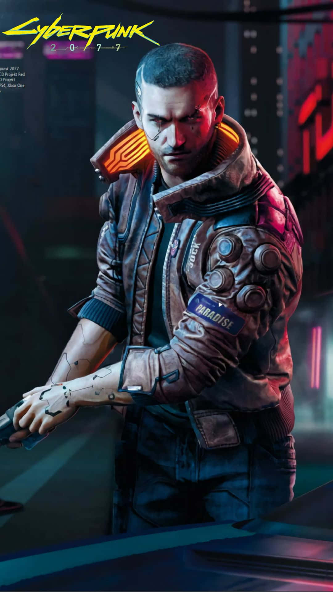 Download Android Cyberpunk 2077 Background Male V Version Poster