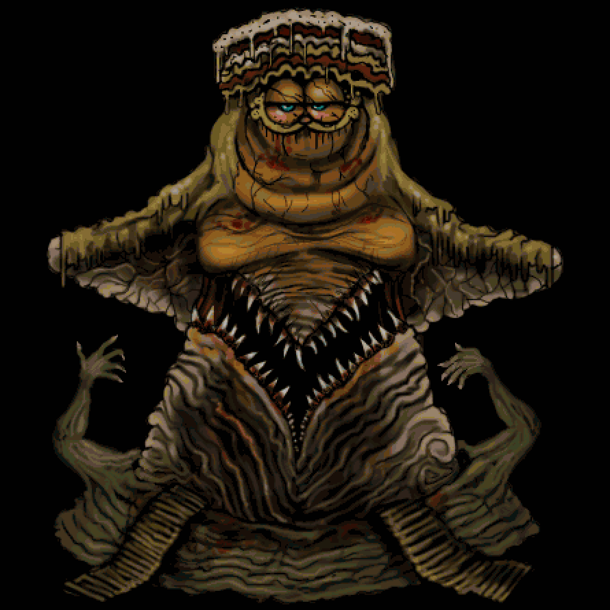 Lumpy made a Fear and Hunger garf for