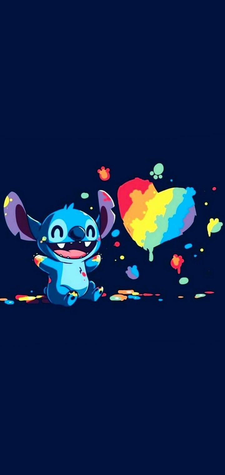 Stitch Mobile Wallpaper HD. Stitch cartoon, Stitch disney, Wallpaper iphone cute