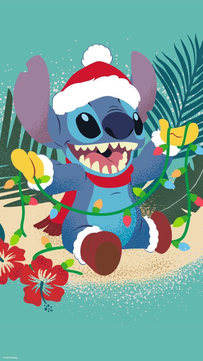Stitch Holiday Wallpaper. Christmas wallpaper iphone cute, Christmas wallpaper, Disney collage