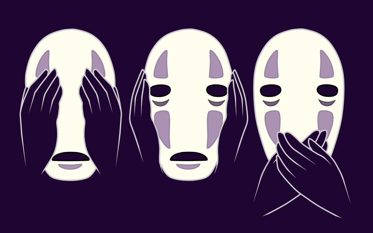 Spirited Away's No Face Wallpaper from