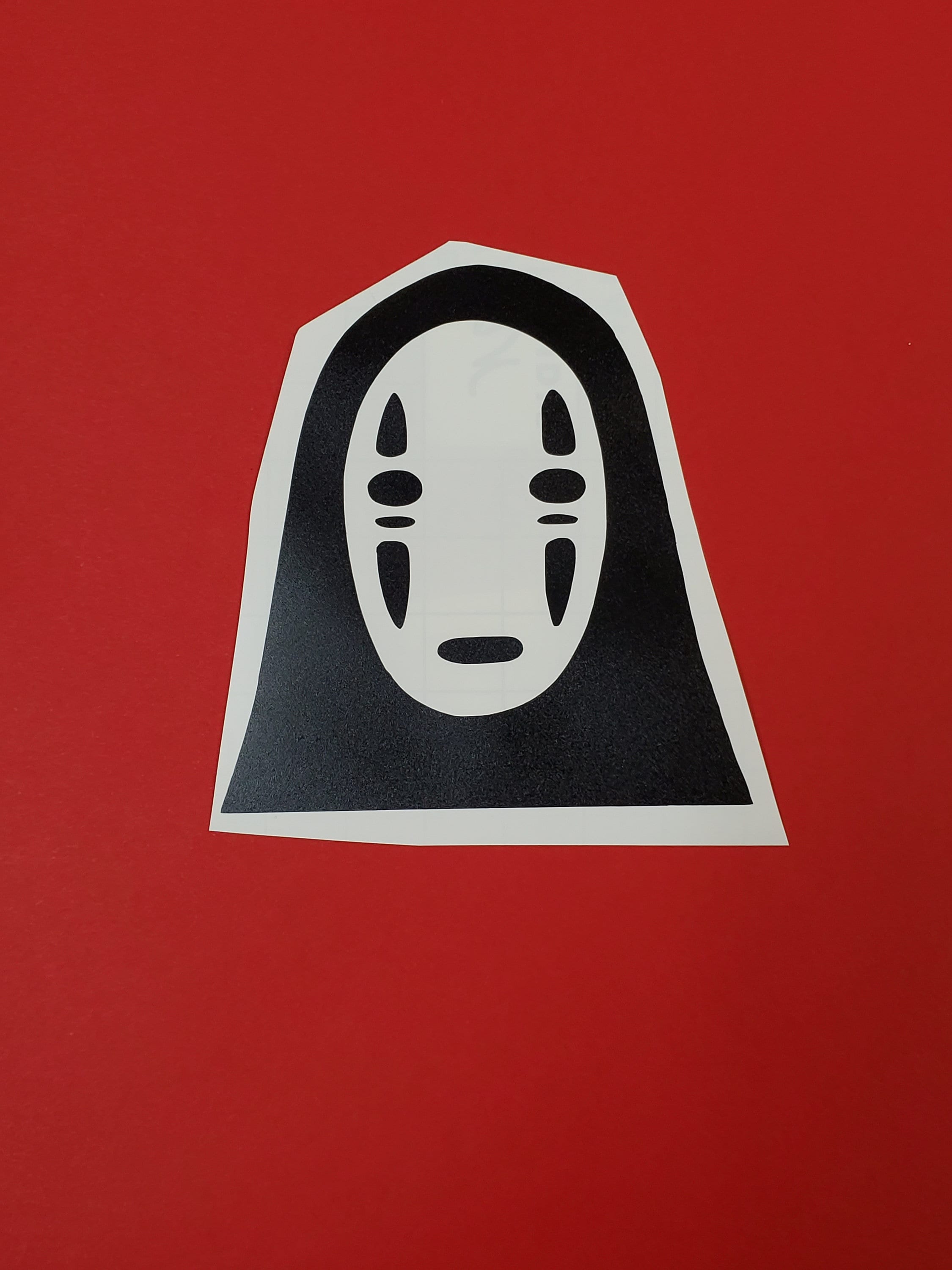 No Face Spirited Away Car Decal Water Bottle Sticker Laptop