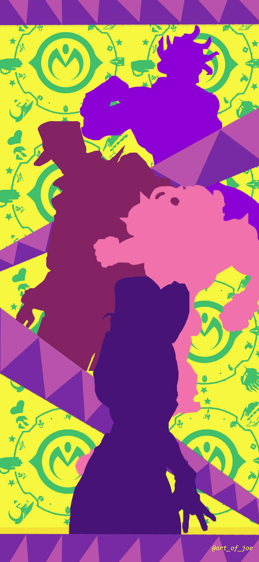 Download Jojo Phone Silhouette Wallpaper