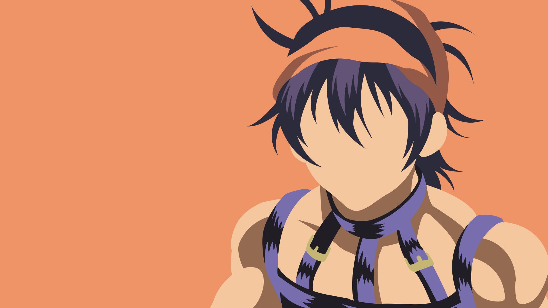 HD desktop wallpaper: Anime, Minimalist, Jojo's Bizarre Adventure, Jojo's Bizarre Adventure: Golden Wind, Narancia Ghirga download free picture