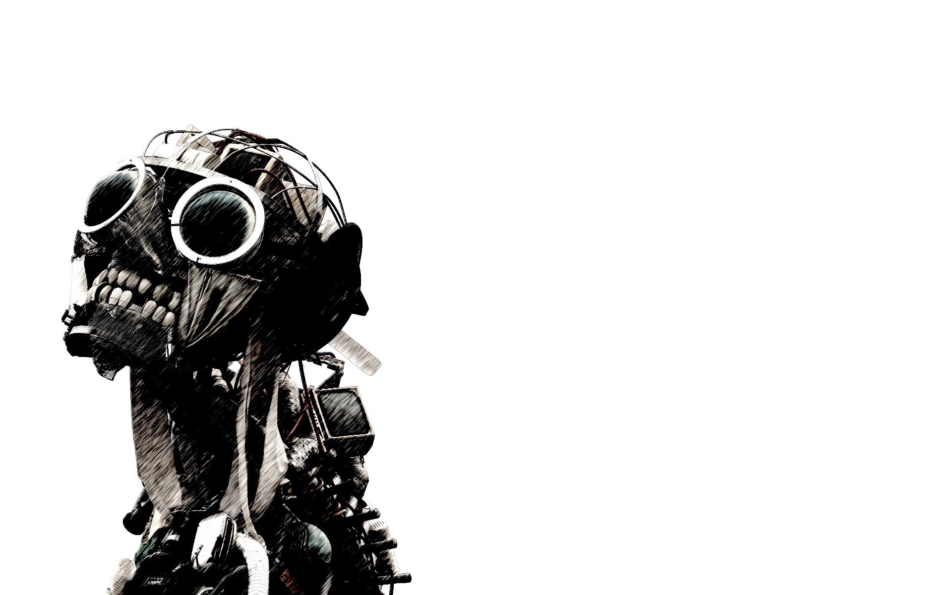 HD desktop wallpaper: Dark, Mask, Sci Fi, Monster, Zombie download free picture