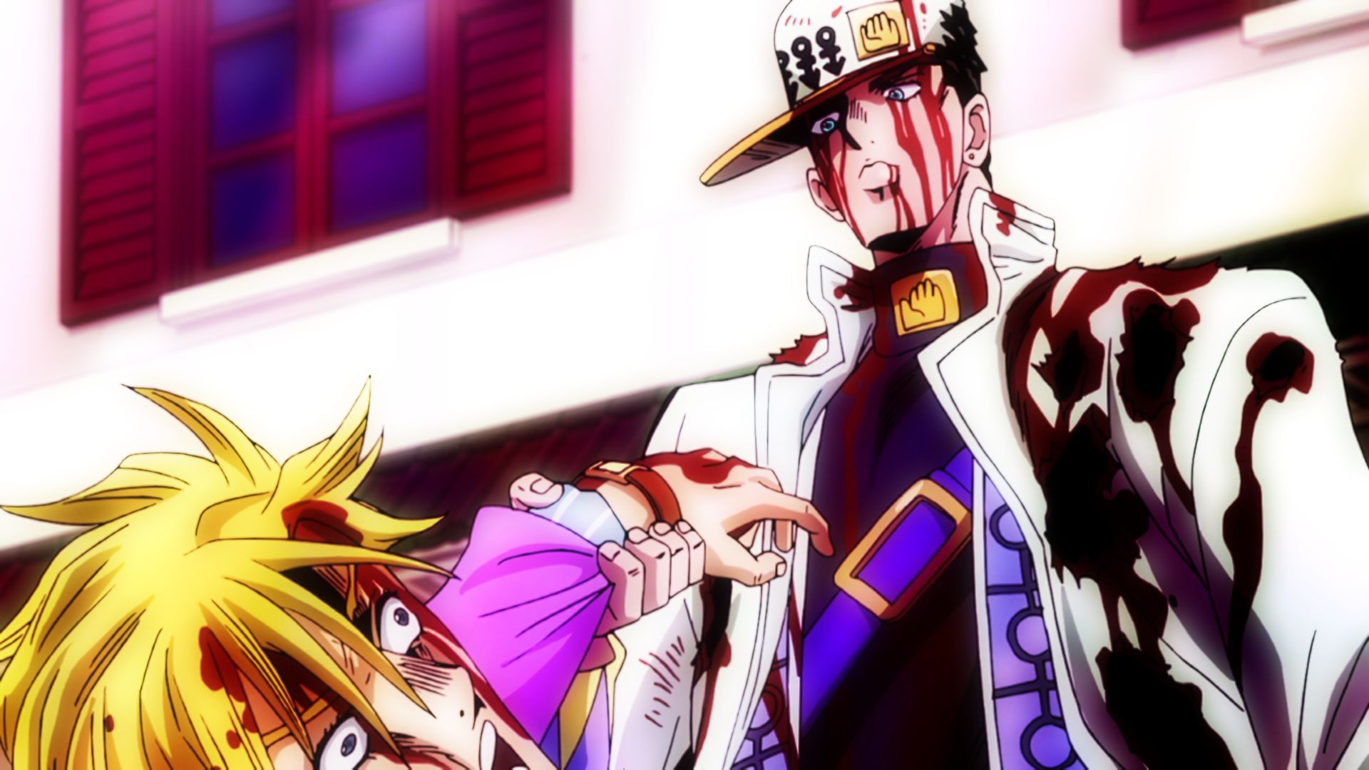 HD desktop wallpaper: Anime, Jojo's Bizarre Adventure, Jotaro Kujo, Yoshikage Kira download free picture