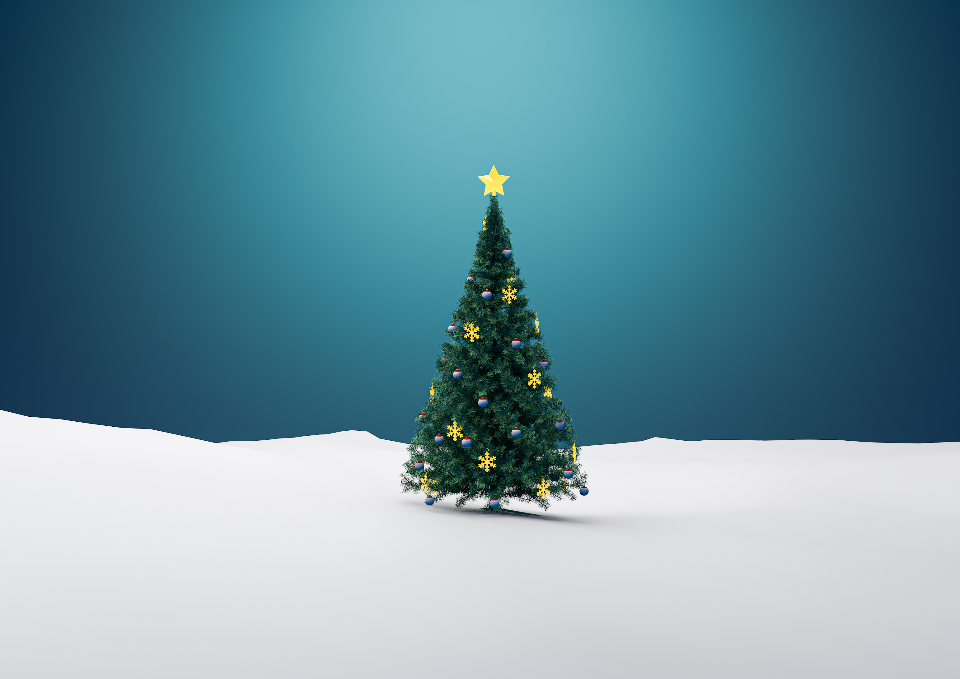 Cool Christmas 4K Wallpaper