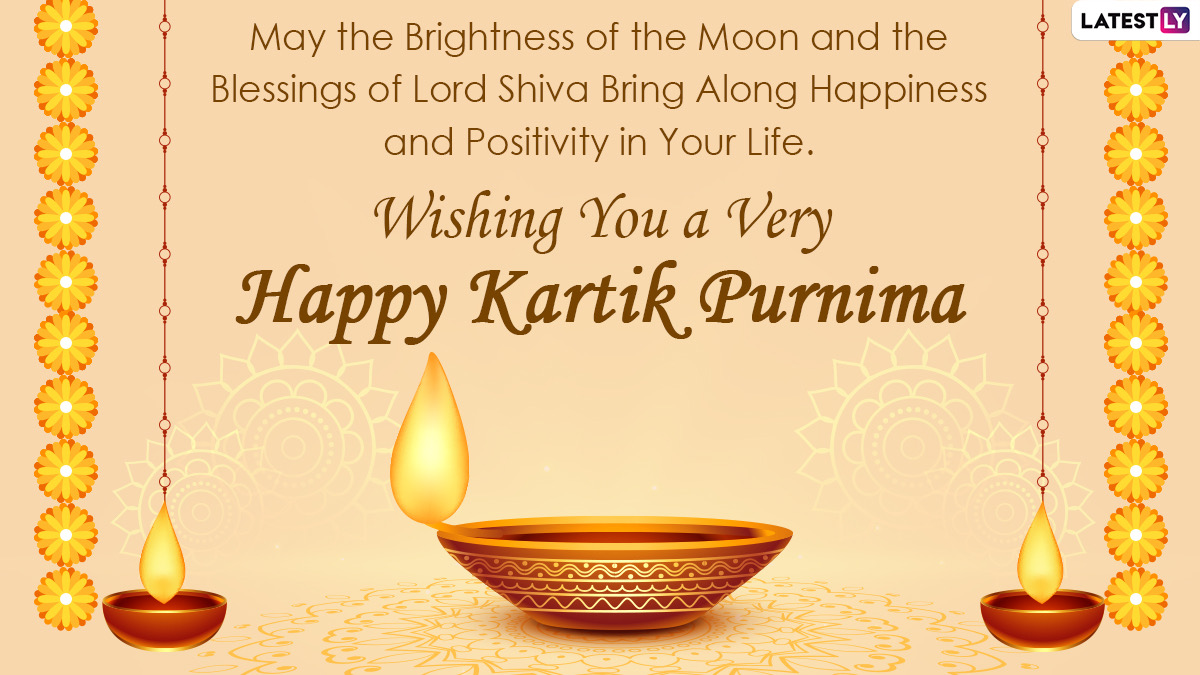Happy Kartik Purnima 2023 Wishes and Messages: Share Tripurari Purnima Greetings, Image, Wallpaper and SMS on Full Moon Day With Loved Ones