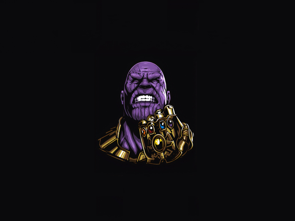 Wallpaper thanos, angry man, minimal, art desktop wallpaper, HD image, picture, background, 73a372
