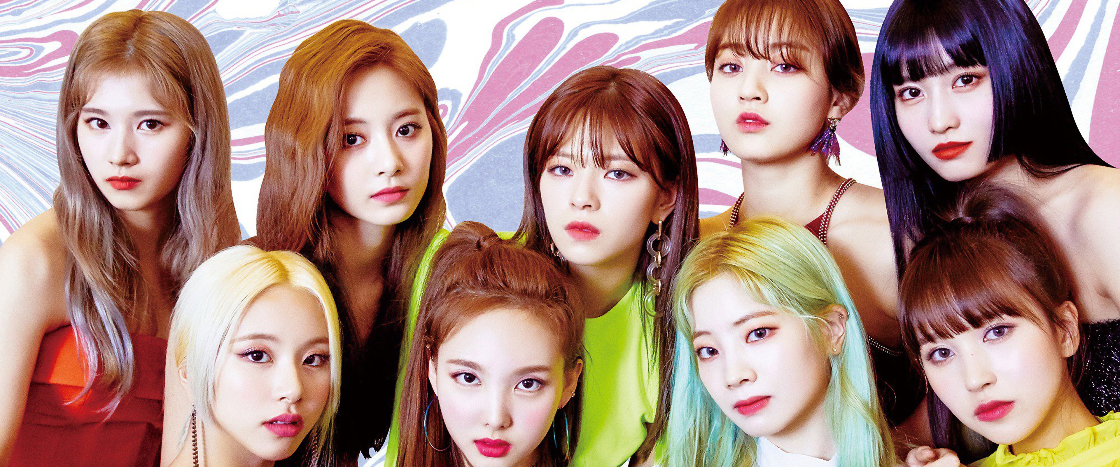 TWICE Fancy You Members 4K Wallpaper