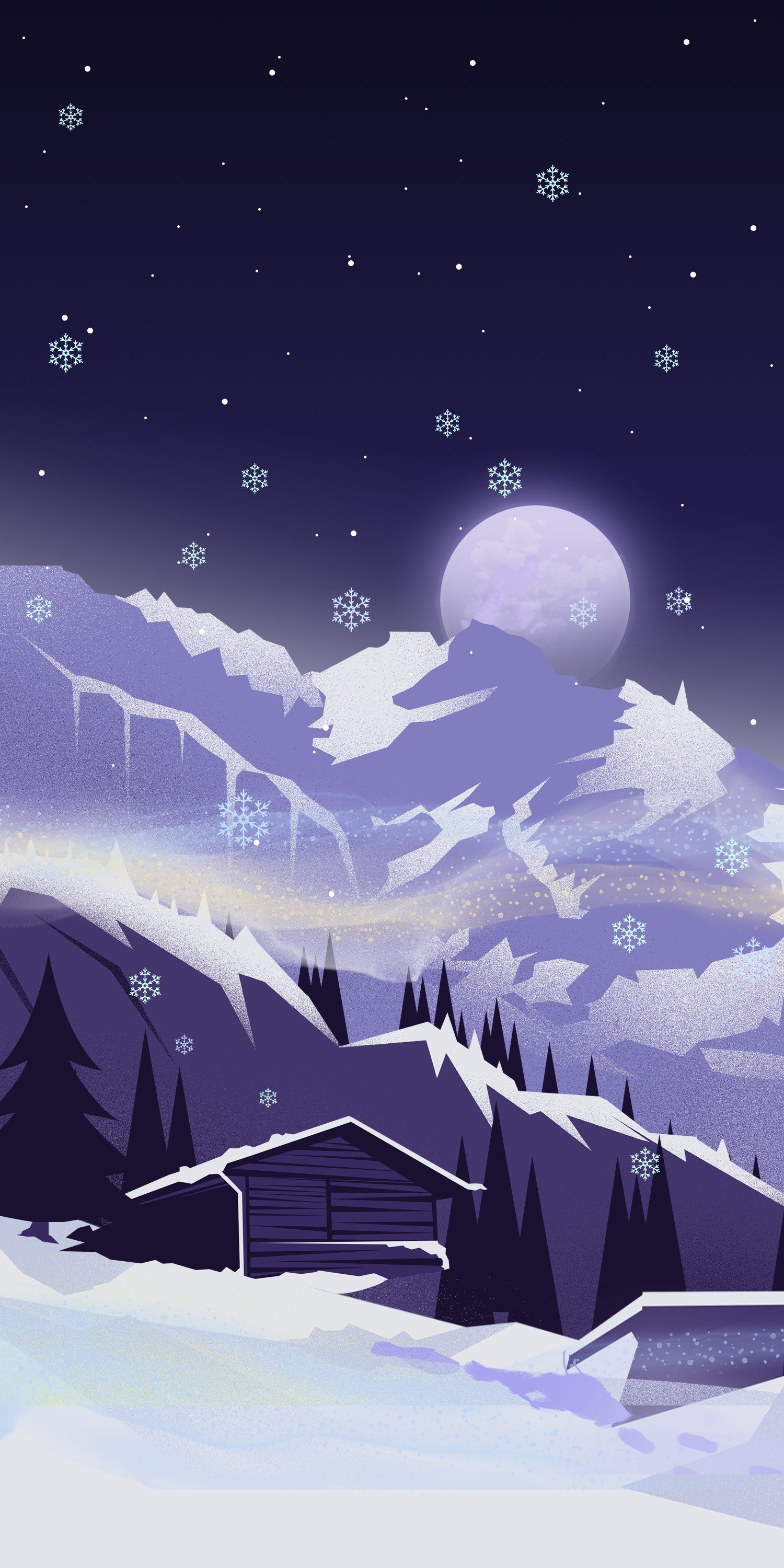 Snow cartoon Wallpaper Download