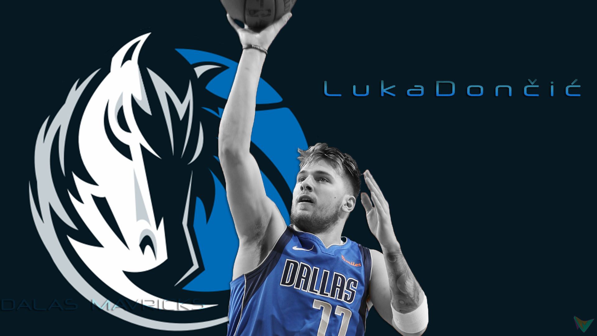 Luka Dončić HD Wallpaper and Background